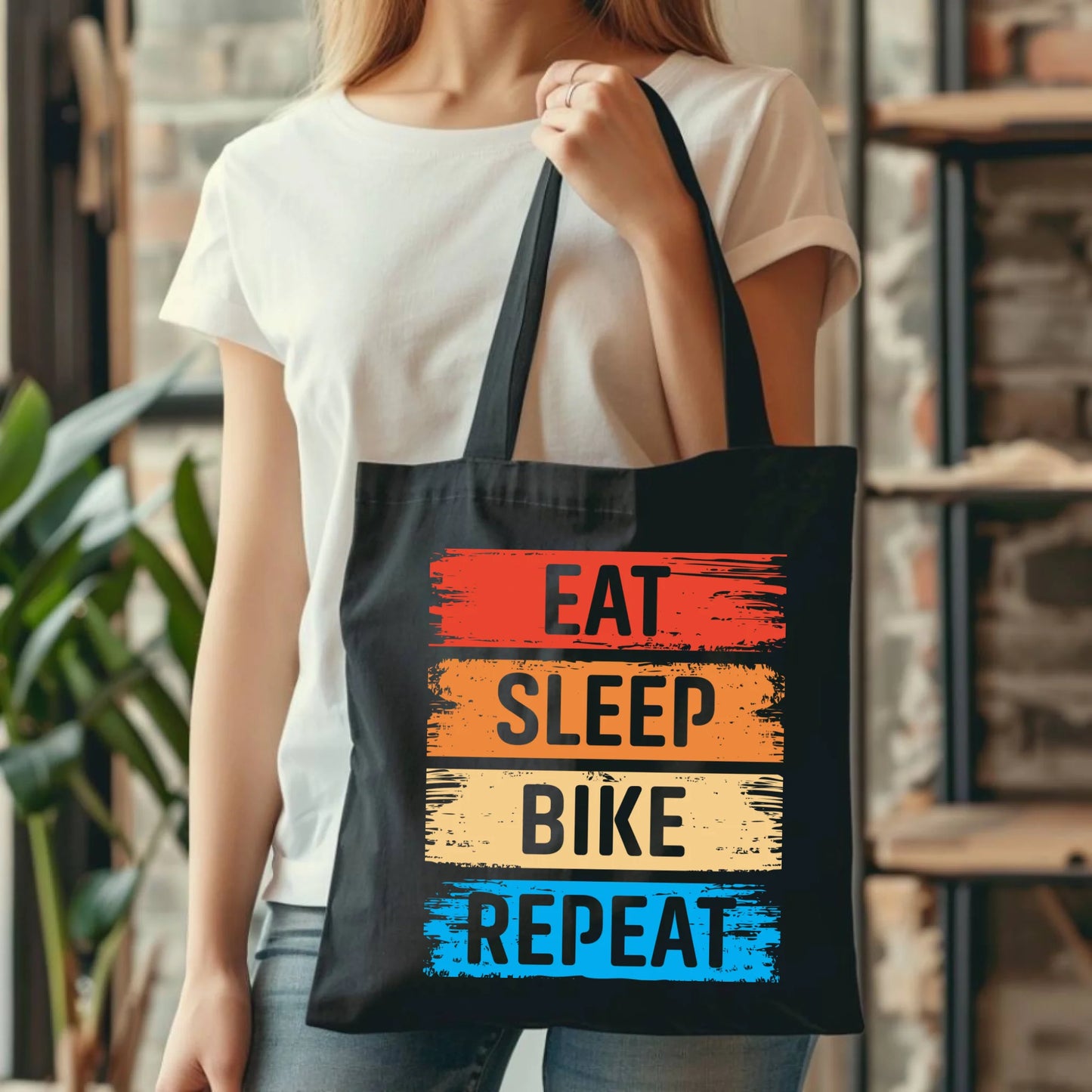 Torba na rower - Eat sleep bike repeat HR03 - StoryCups.pl