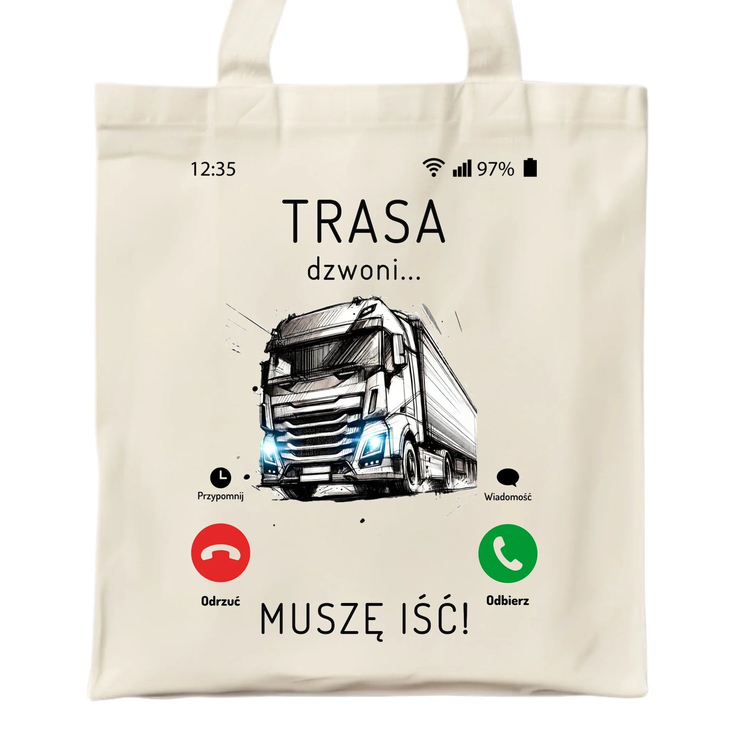 Torba dla kierowcy tira - Trasa dzwoni muszę iść ZKT03 - StoryCups.pl