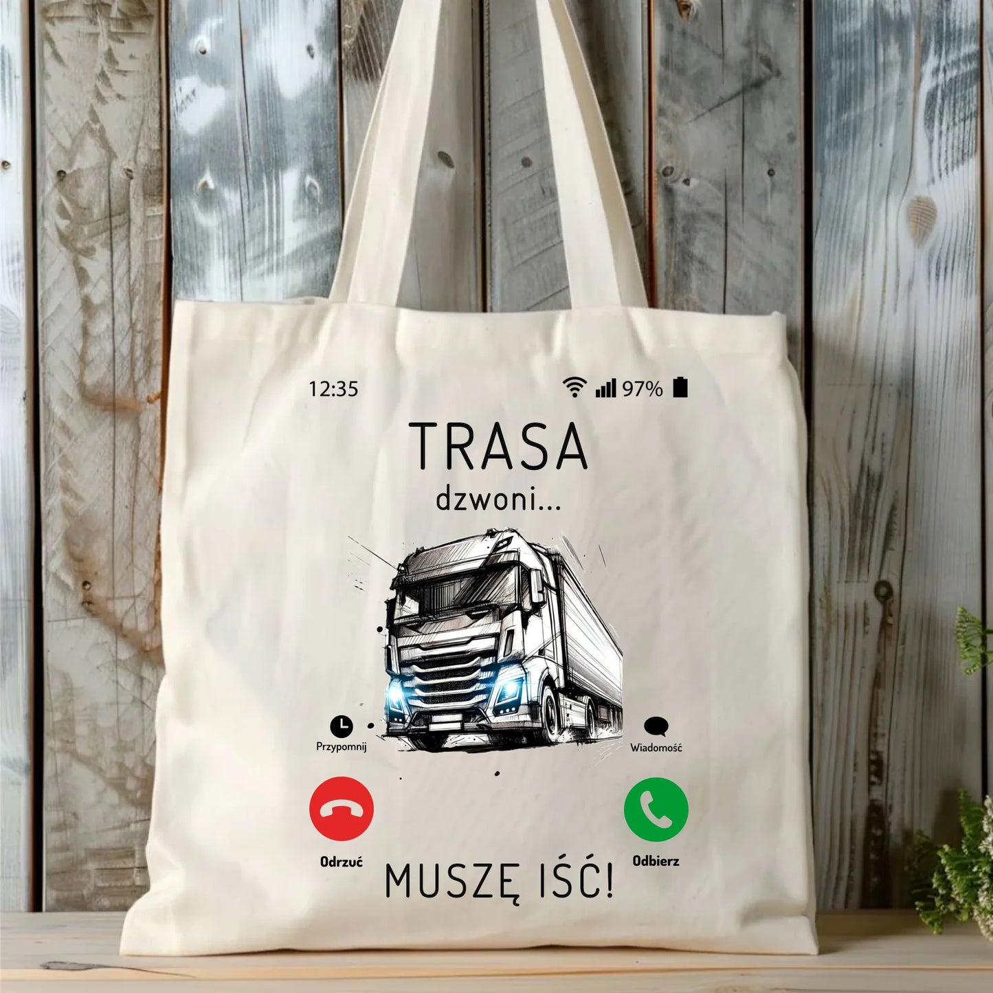Torba dla kierowcy tira - Trasa dzwoni muszę iść ZKT03 - StoryCups.pl