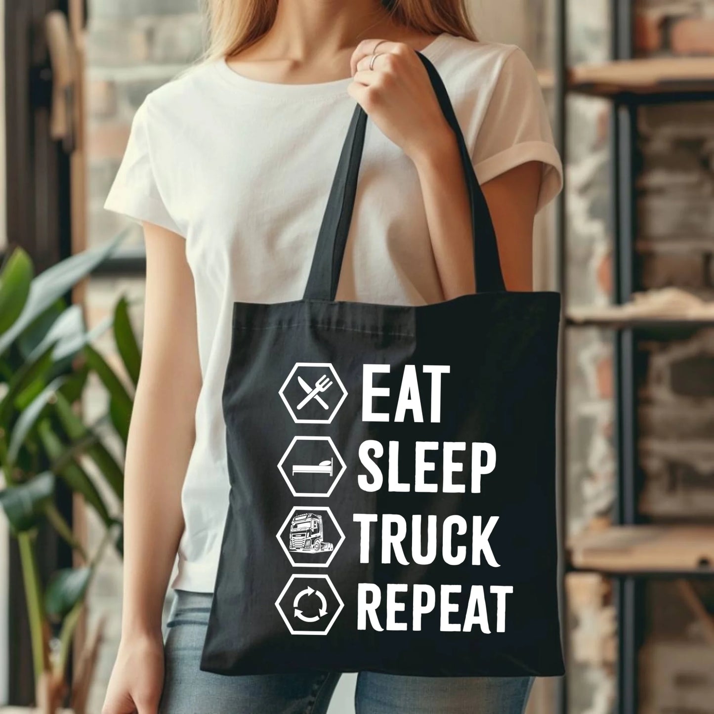 Torba dla kierowcy ciężarówki - Eat Sleep Truck Repeat ZKT05 - StoryCups.pl