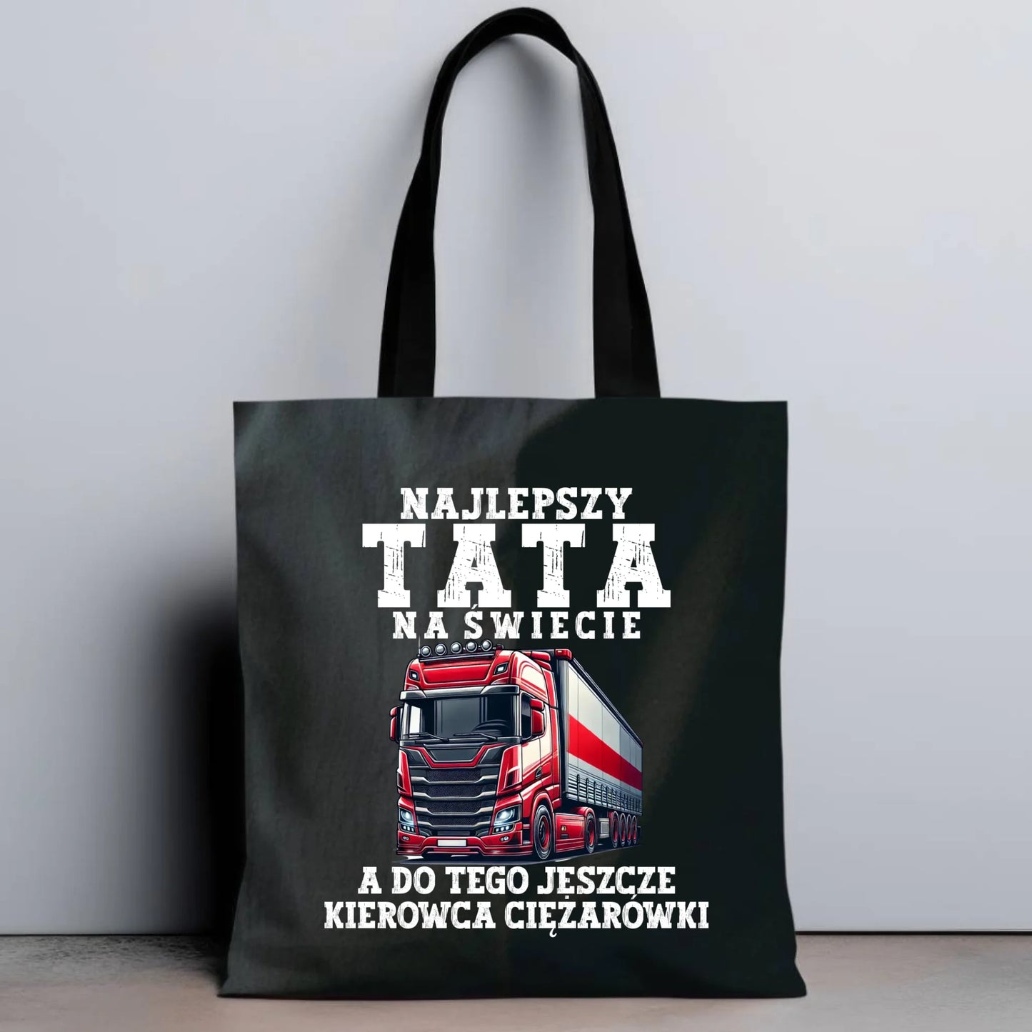 Torba - prezent dla taty - Najlepszy tata, a do tego kierowca ciężarówki ZKT09 - StoryCups.pl