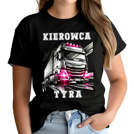 Koszulka damska dla kierowcy ciężarówki - Kierowca tyra ZKT15 - StoryCups.pl