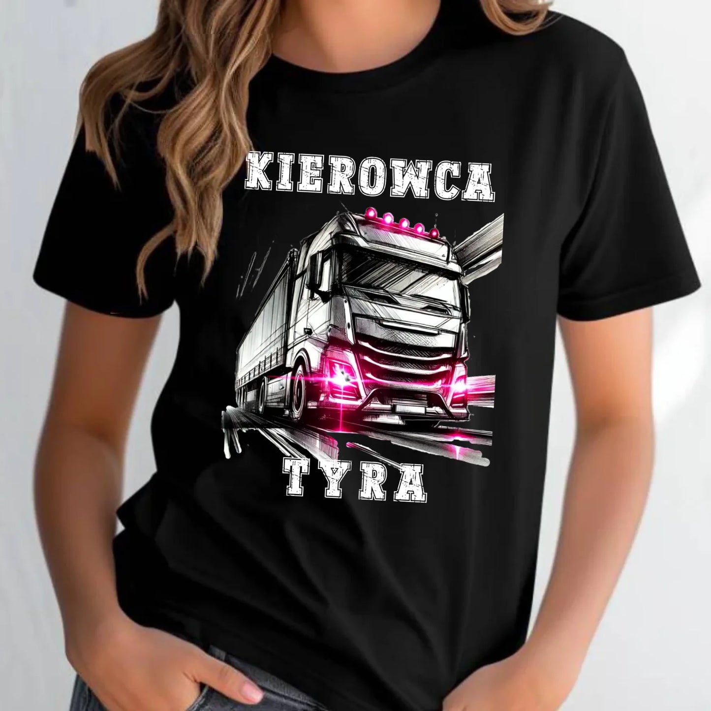 Koszulka damska dla kierowcy ciężarówki - Kierowca tyra ZKT15 - StoryCups.pl