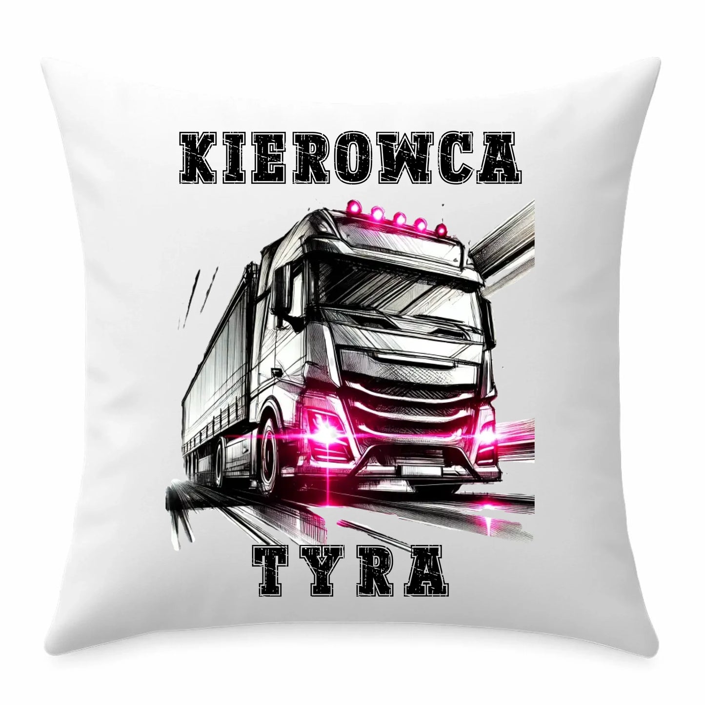 Poduszka dla kobiety kierowcy ciężarówki - Kierowca tyra ZKT15 - StoryCups.pl