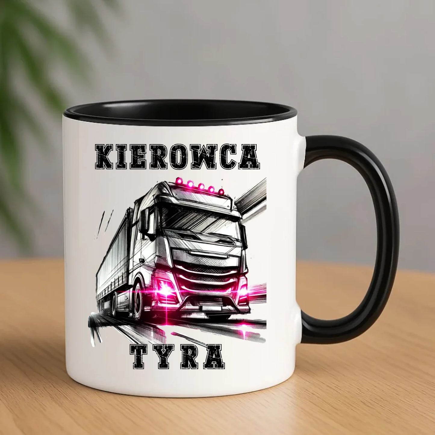 Kubek dla kobiety kierowcy ciężarówki - Kierowca tyra ZKT15 - StoryCups.pl
