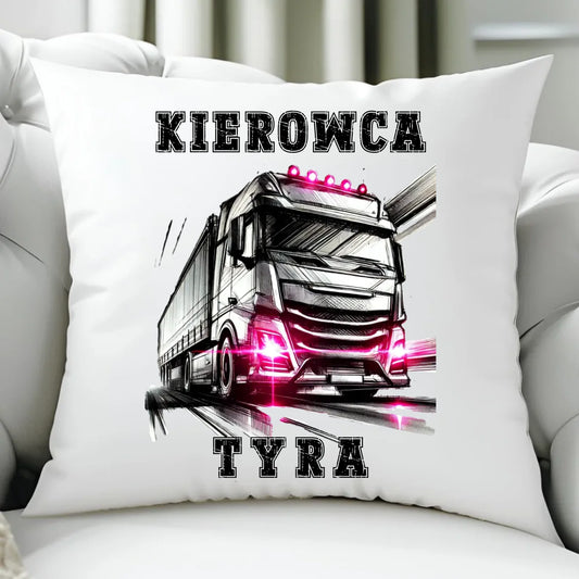 Poduszka dla kobiety kierowcy ciężarówki - Kierowca tyra ZKT15 - StoryCups.pl