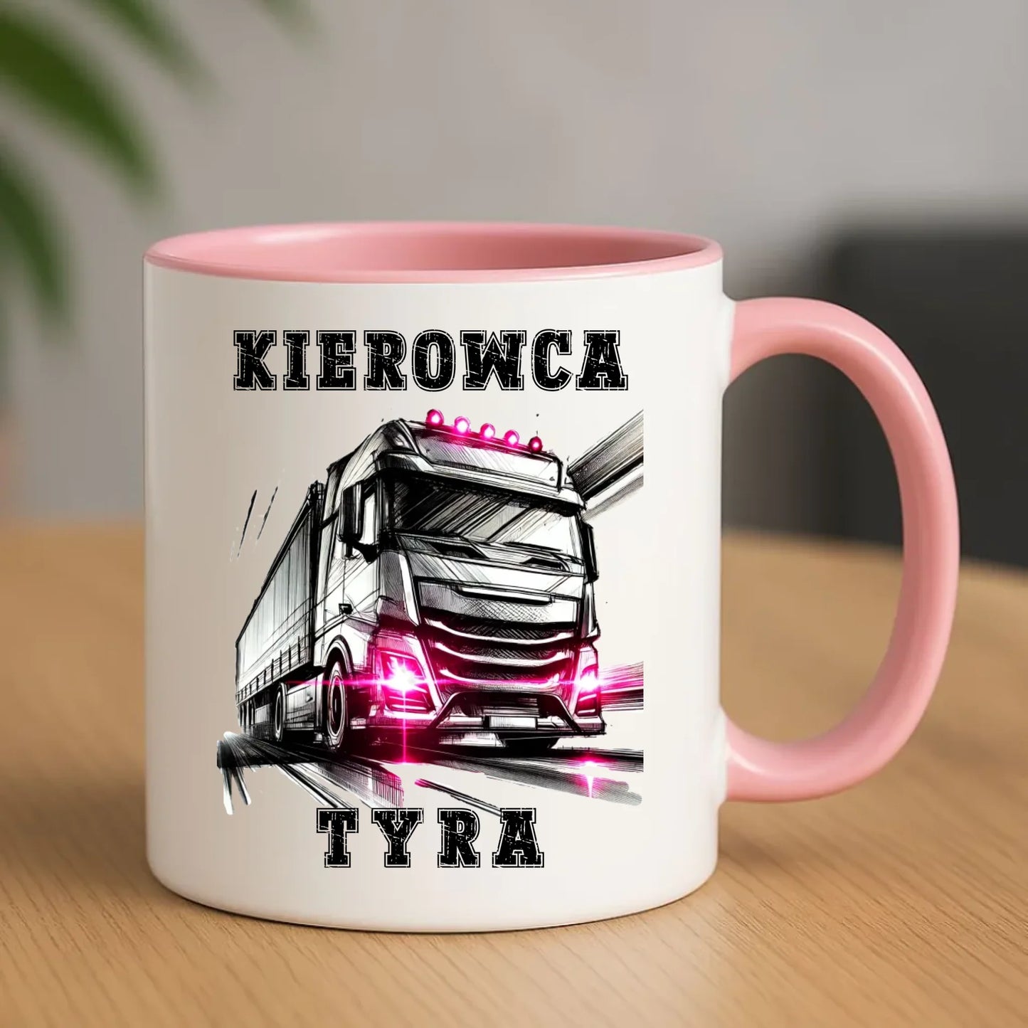 Kubek dla kobiety kierowcy ciężarówki - Kierowca tyra ZKT15 - StoryCups.pl