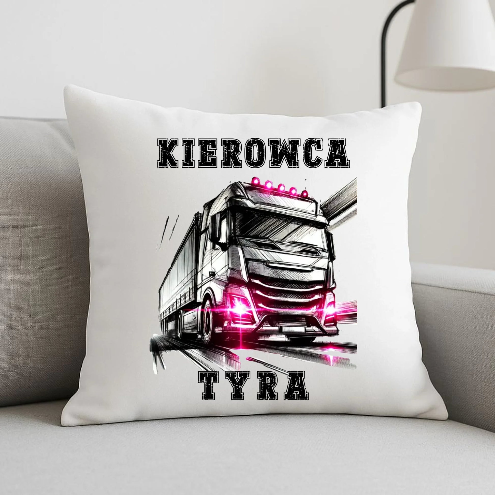 Poduszka dla kobiety kierowcy ciężarówki - Kierowca tyra ZKT15 - StoryCups.pl