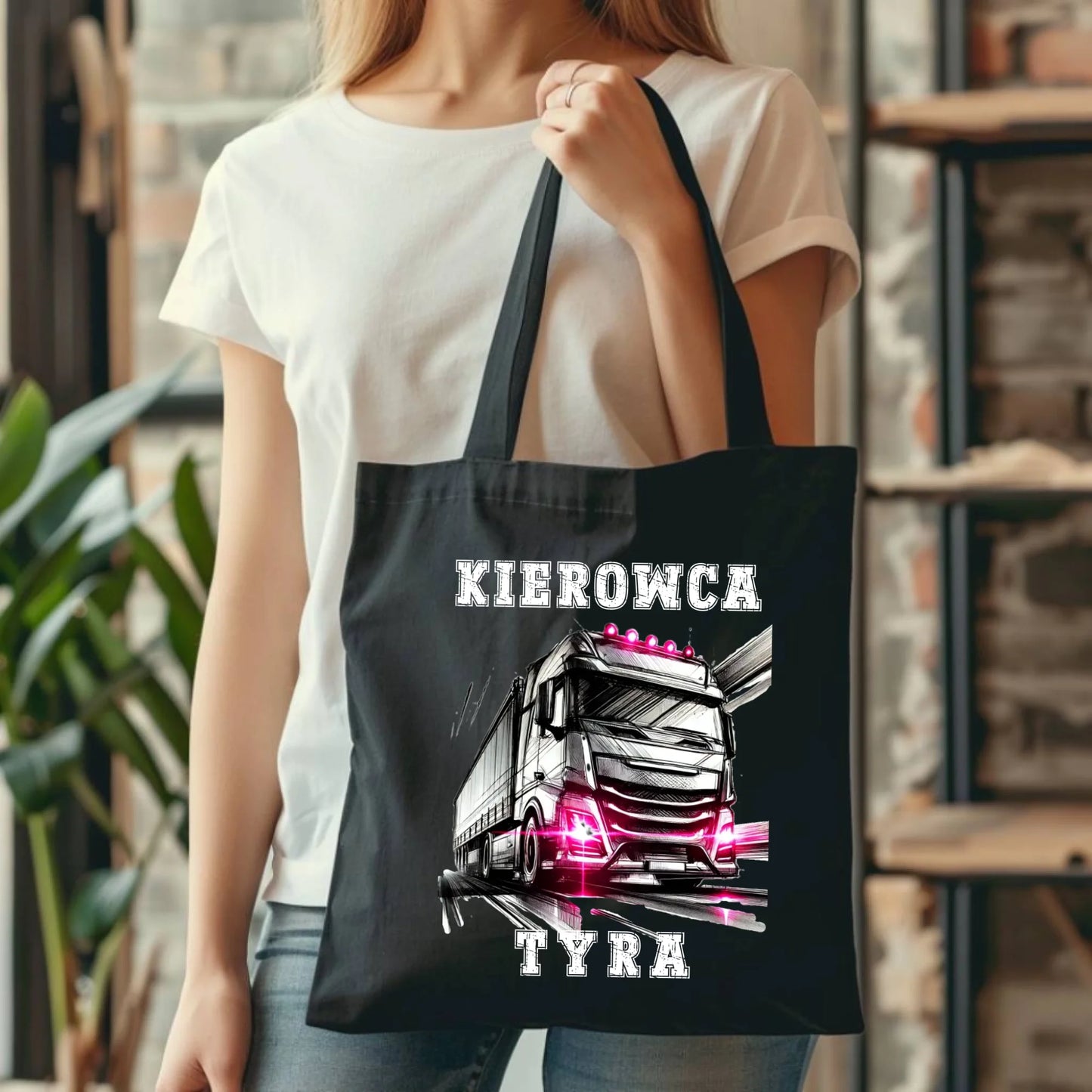 Torba dla kobiety kierowcy ciężarówki - Kierowca tyra ZKT15 - StoryCups.pl