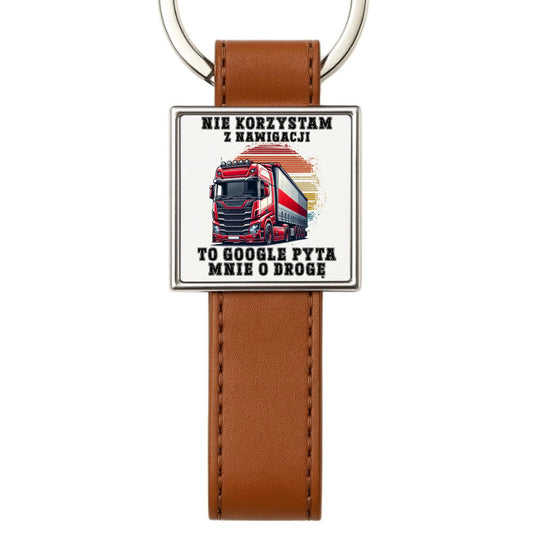 Brelok - kierowca ciężarówki - Google pyta mnie o drogę ZKT10 - StoryCups.pl