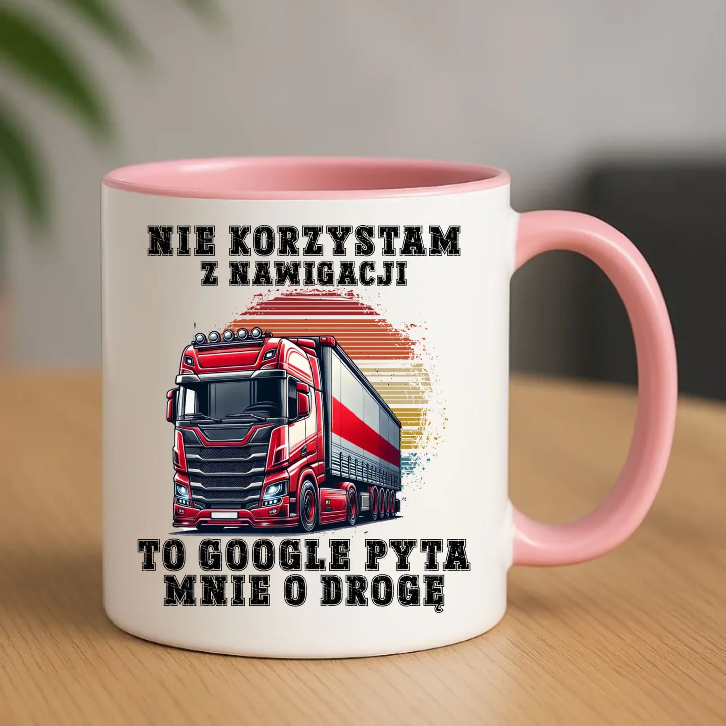Kubek dla kierowcy ciężarówki - Google pyta mnie o drogę ZKT10 - StoryCups.pl