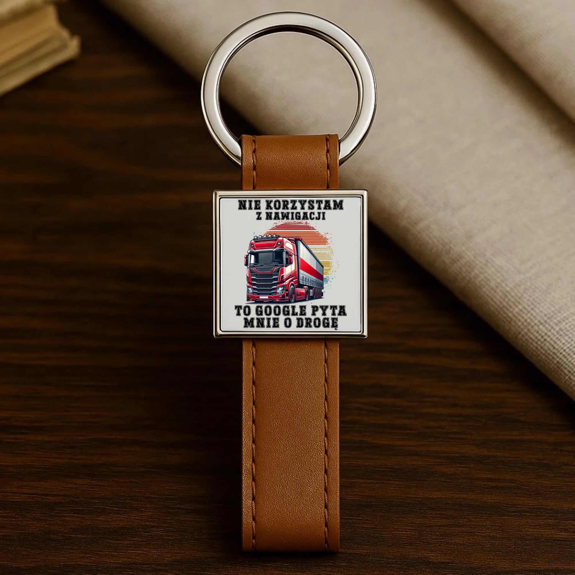 Brelok - kierowca ciężarówki - Google pyta mnie o drogę ZKT10 - StoryCups.pl