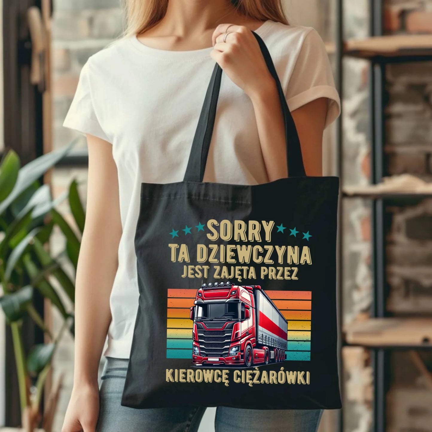 Torba - Ta dziewczyna jest zajęta przez kierowcę ciężarówki ZKT12 - StoryCups.pl