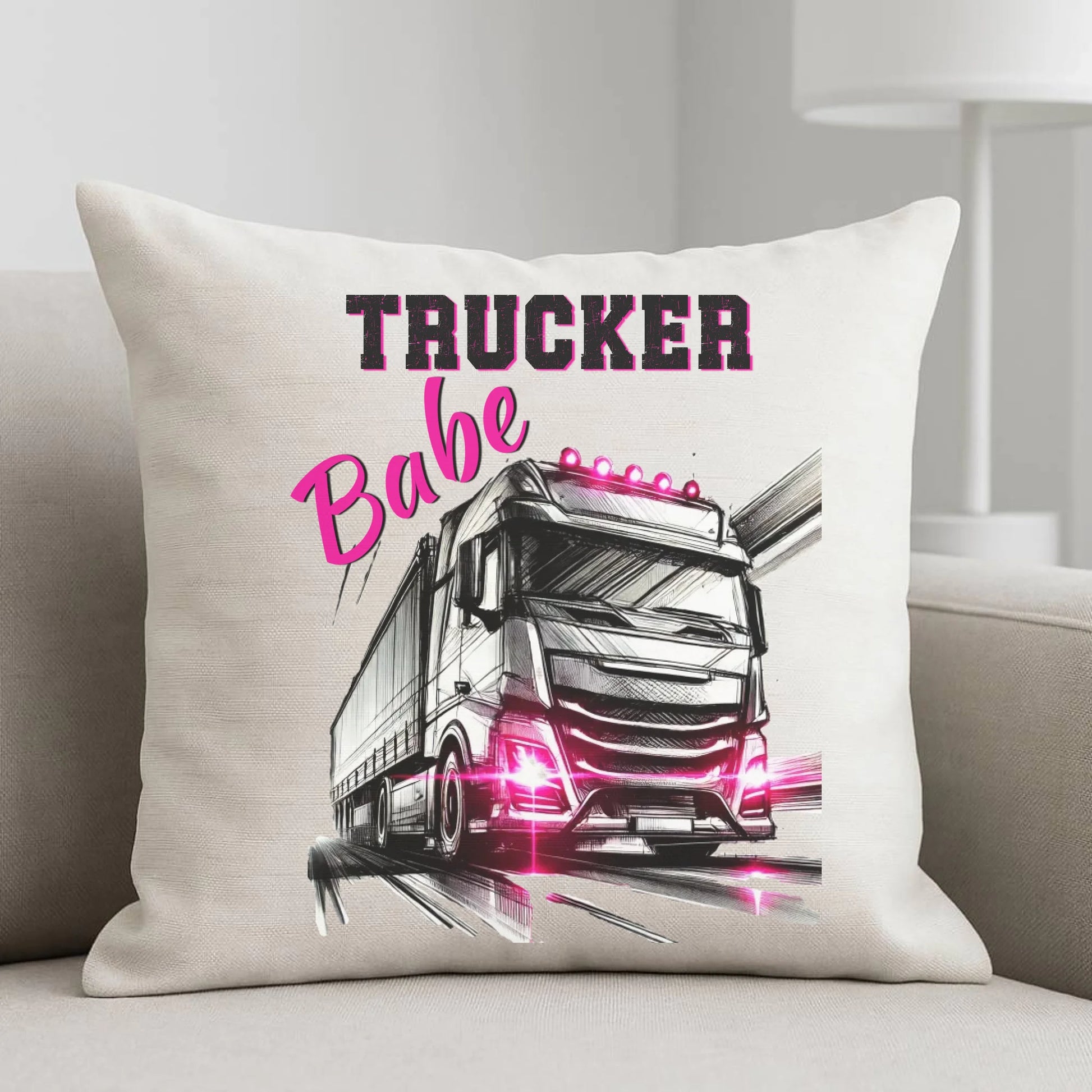 Poduszka - kierowca ciężarówki - Trucker Babe ZKT13 - StoryCups.pl