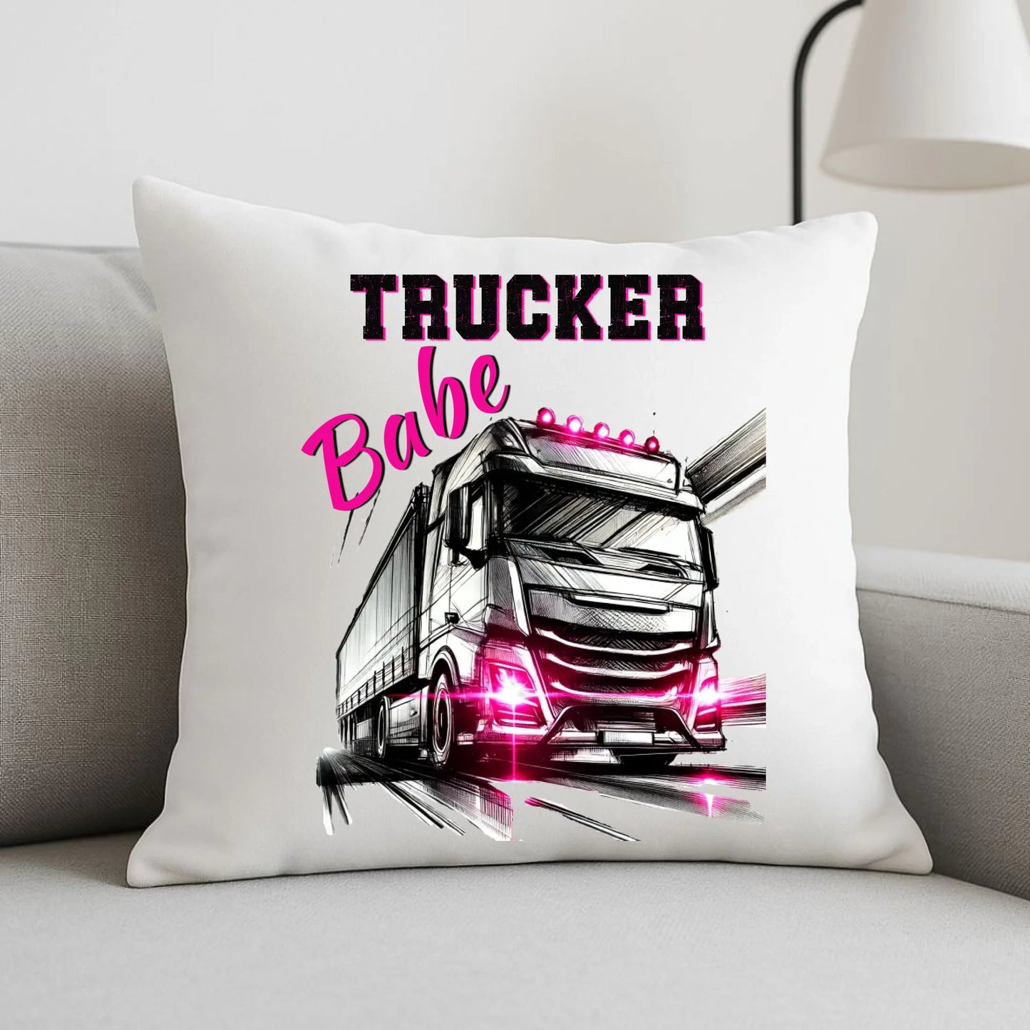 Poduszka - kierowca ciężarówki - Trucker Babe ZKT13 - StoryCups.pl