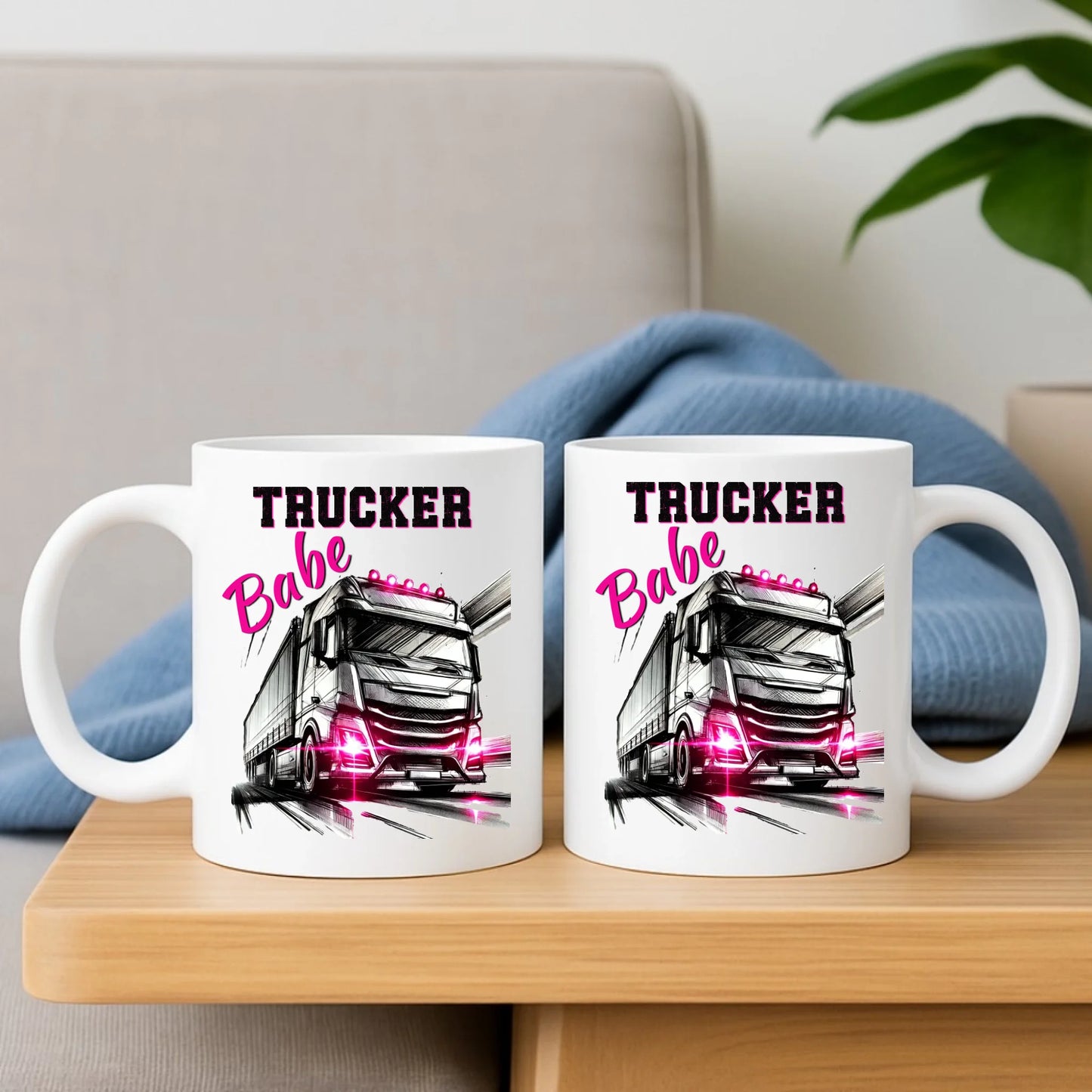 Kubek - kierowca ciężarówki - Trucker Babe ZKT13 - StoryCups.pl