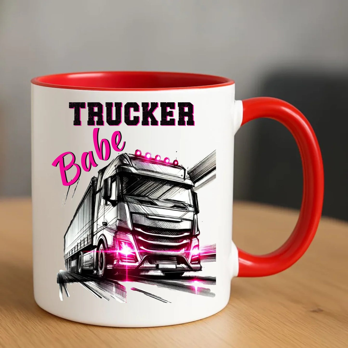 Kubek - kierowca ciężarówki - Trucker Babe ZKT13 - StoryCups.pl
