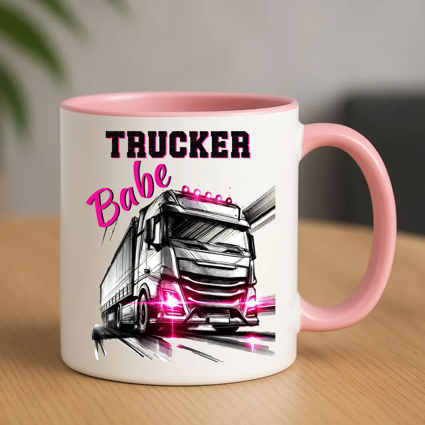 Kubek - kierowca ciężarówki - Trucker Babe ZKT13 - StoryCups.pl