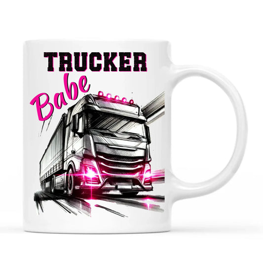 Kubek - kierowca ciężarówki - Trucker Babe ZKT13 - StoryCups.pl