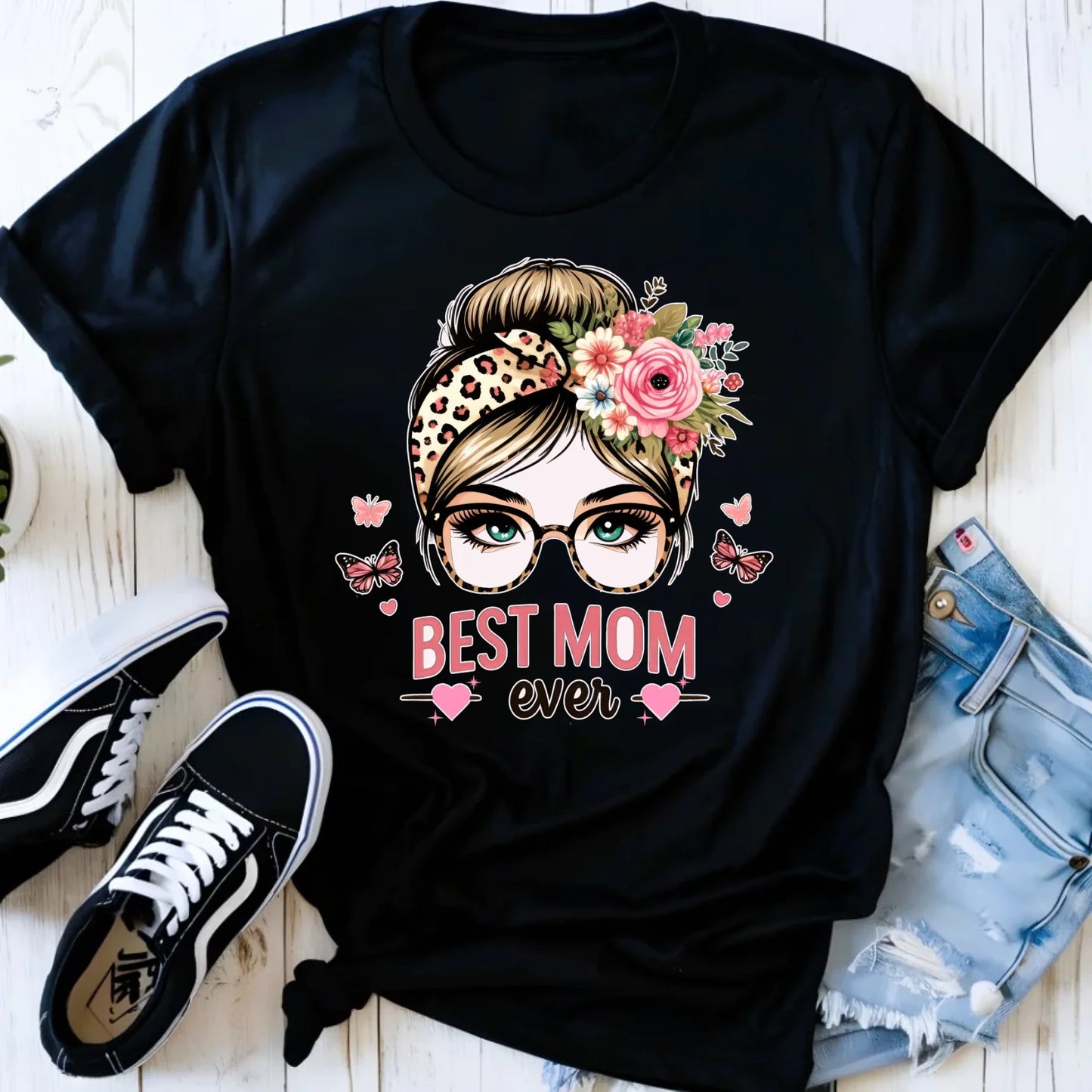 Koszulka damska dla mamy - Best mom ever DM37 - StoryCups.pl