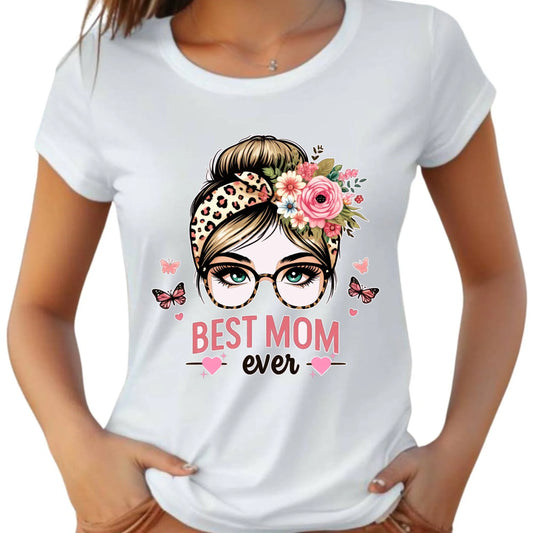 Koszulka damska dla mamy - Best mom ever DM37 - StoryCups.pl