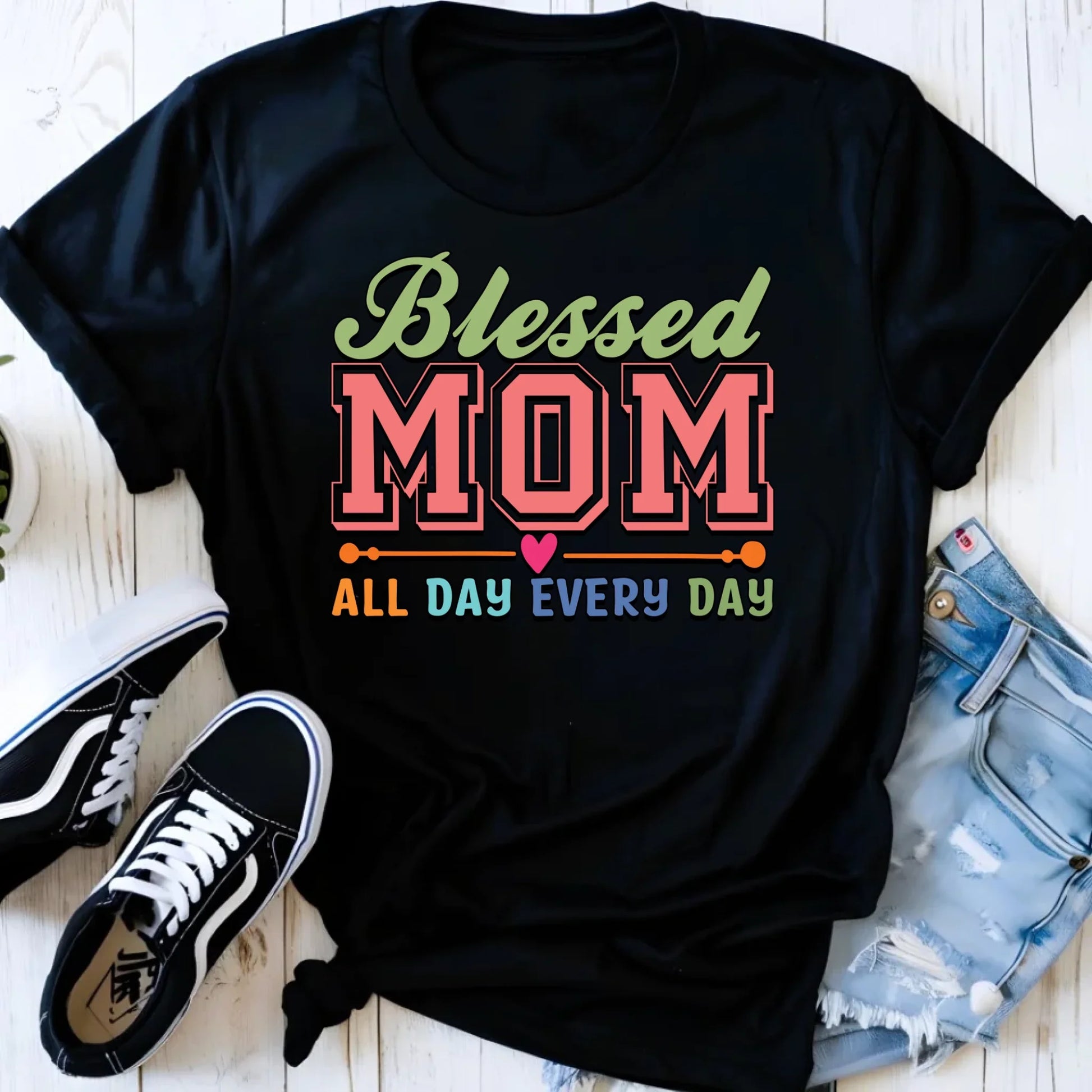 Koszulka damska dla mamy - Mom all day every day DM36 - StoryCups.pl