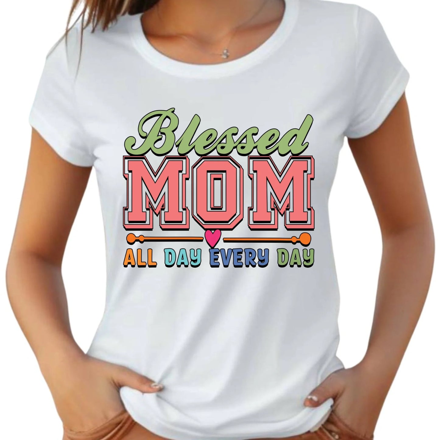 Koszulka damska dla mamy - Mom all day every day DM36 - StoryCups.pl