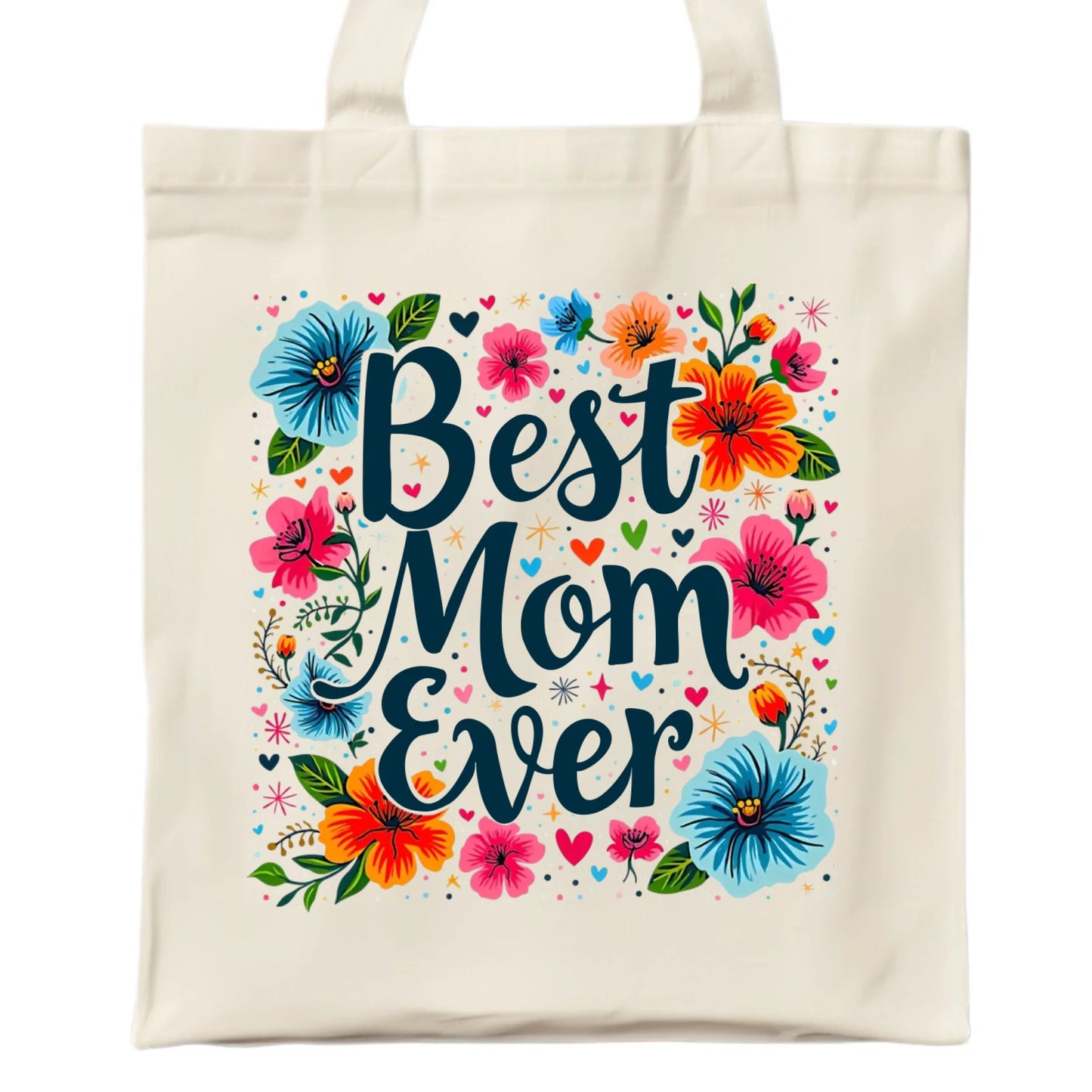 Torba dla mamy - Kwiaty - Best mom ever DM34 - StoryCups.pl