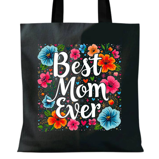 Torba dla mamy - Kwiaty - Best mom ever DM34 - StoryCups.pl