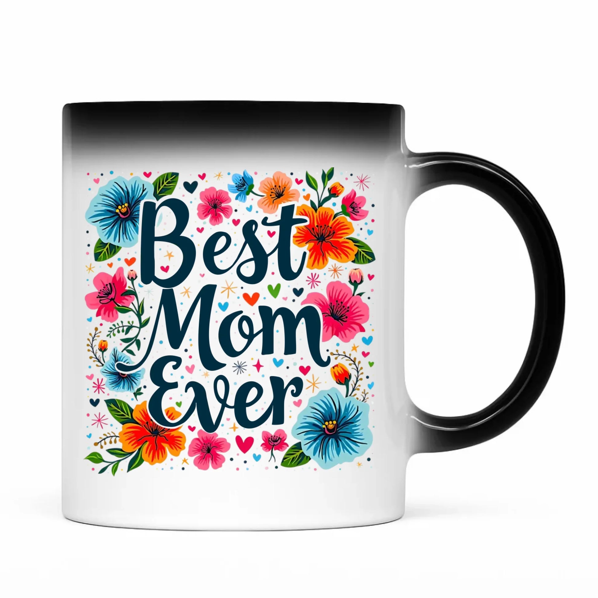Kubek magiczny dla mamy - Kwiaty - Best mom ever DM34 - StoryCups.pl