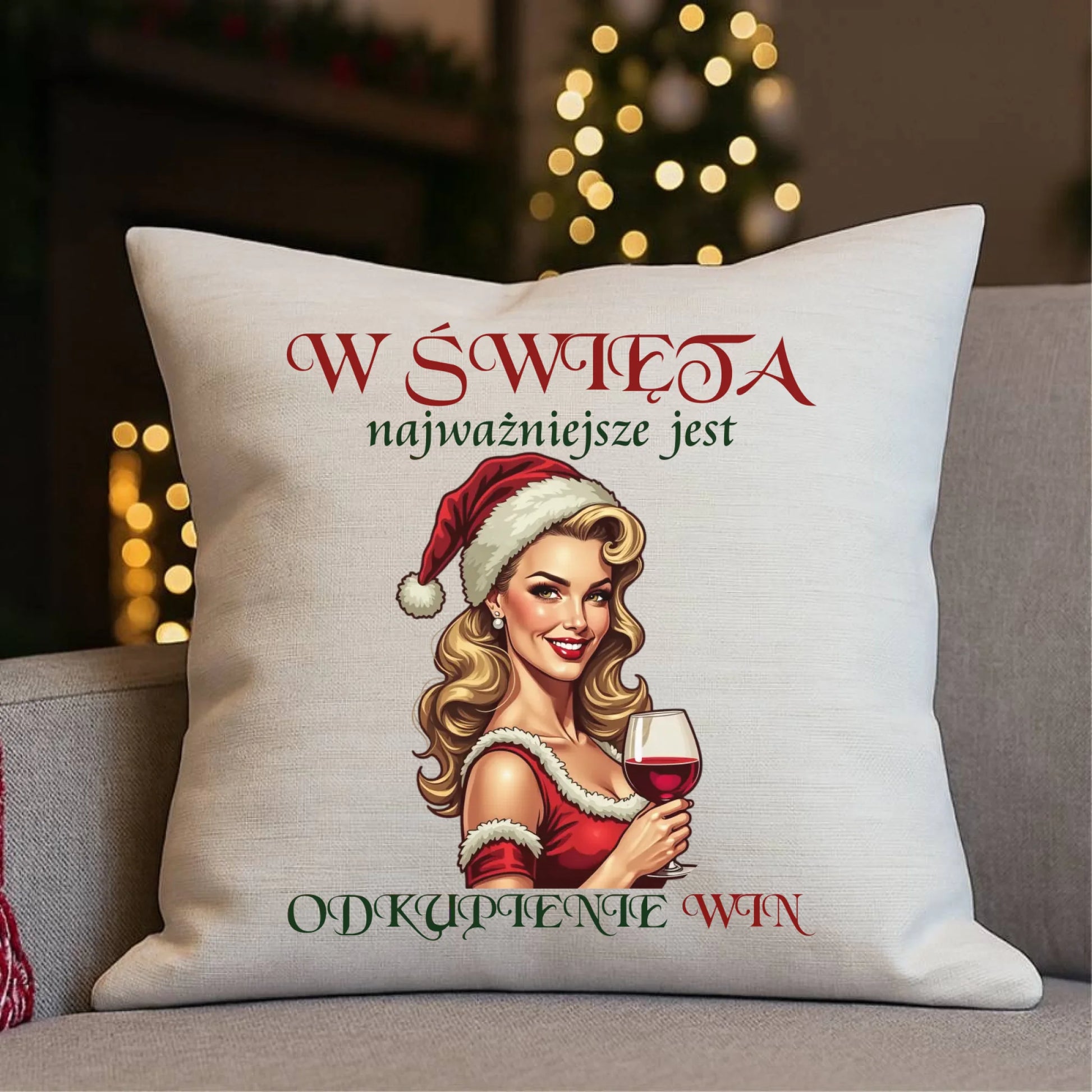 Poduszka świąteczna - Odkupienie win BN04 - StoryCups.pl