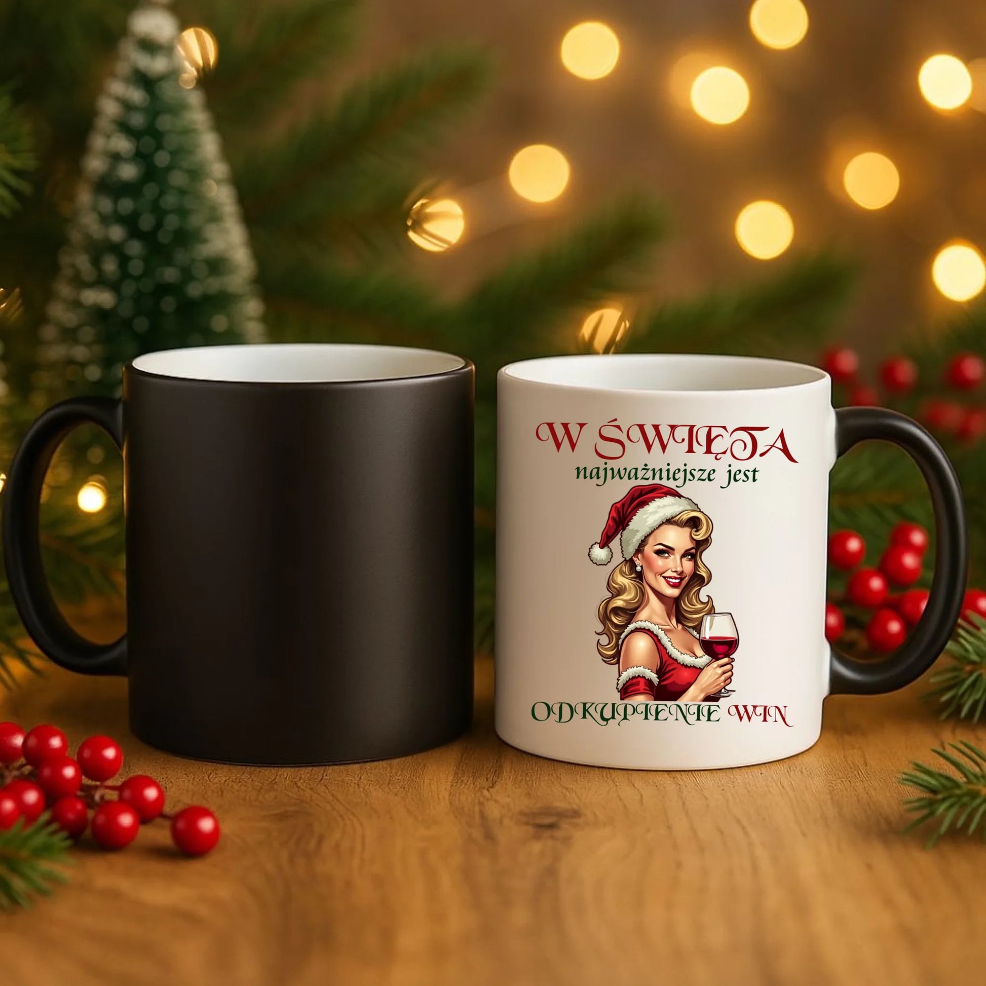 Kubek magiczny świąteczny - Odkupienie win BN04 - StoryCups.pl