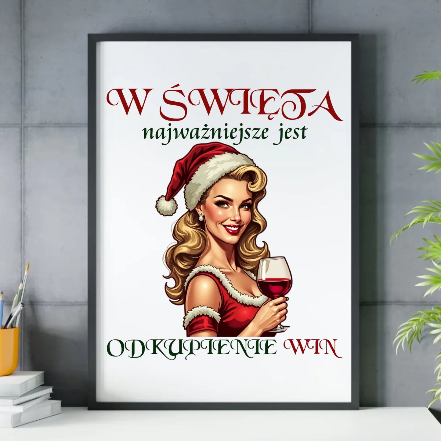 Plakat świąteczny - Odkupienie win BN04 - StoryCups.pl