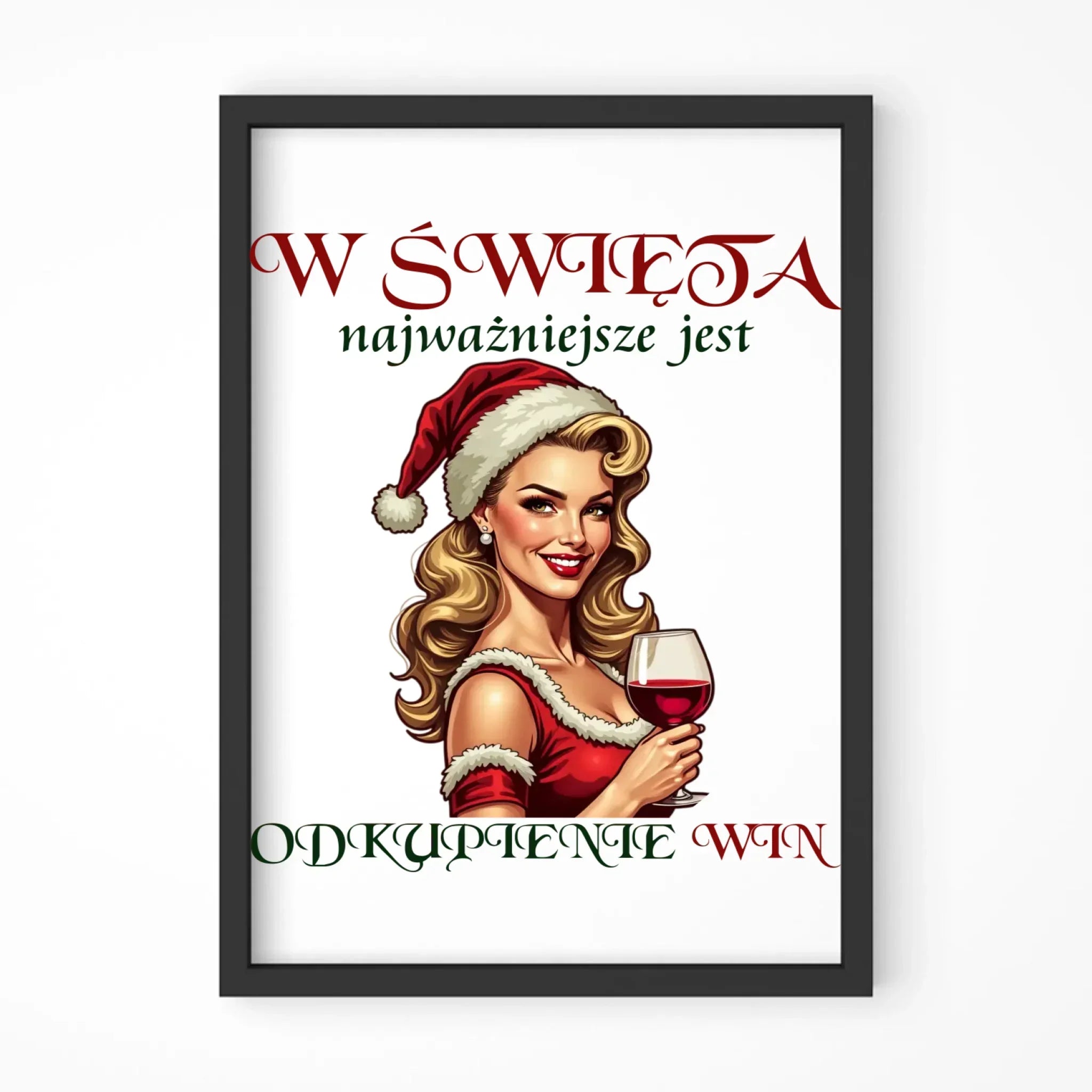 Plakat świąteczny - Odkupienie win BN04 - StoryCups.pl