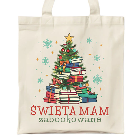 Torba świąteczna - Święta mam zabookowane BN05 - StoryCups.pl