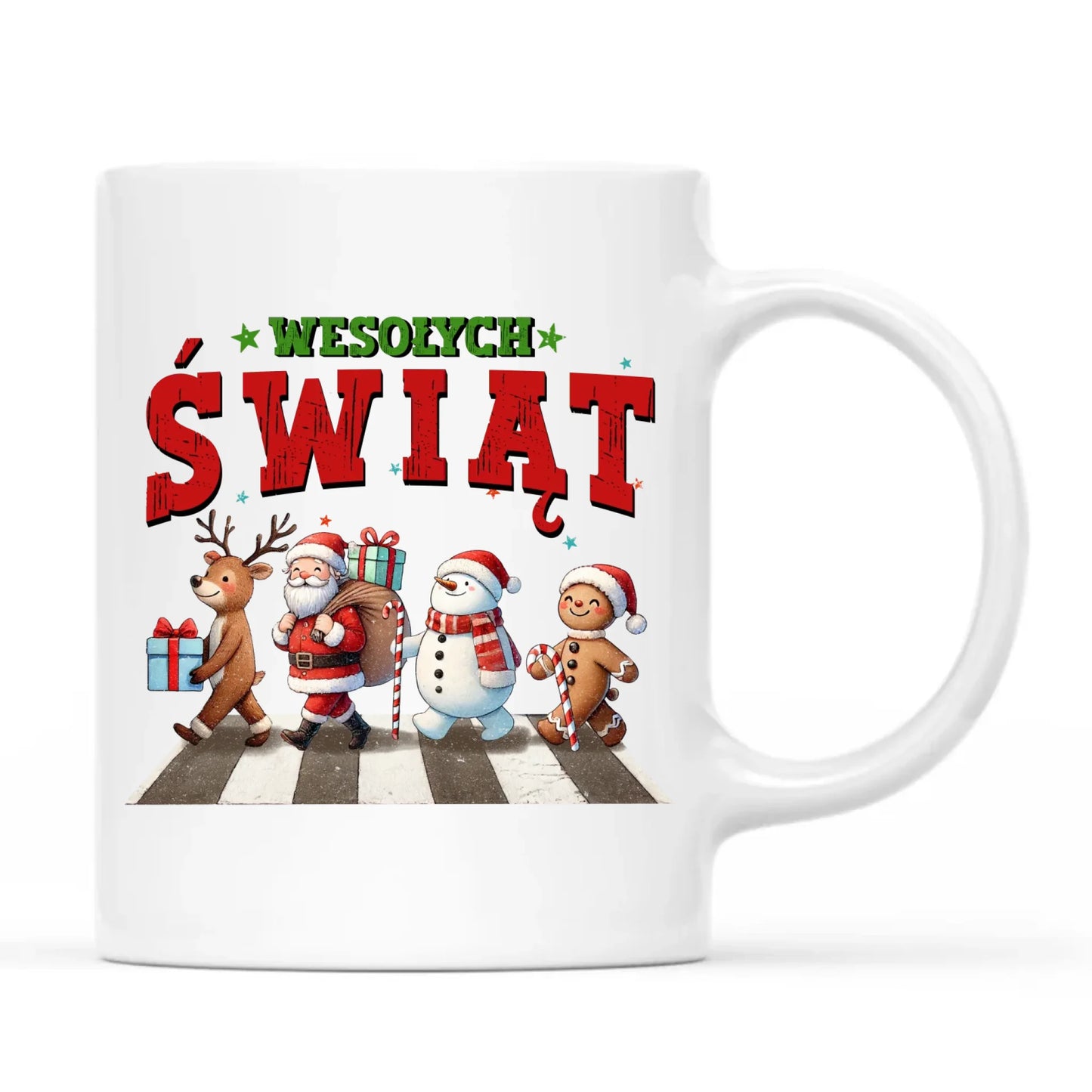 Kubek świąteczny - Wesołych Świąt BN06 - StoryCups.pl