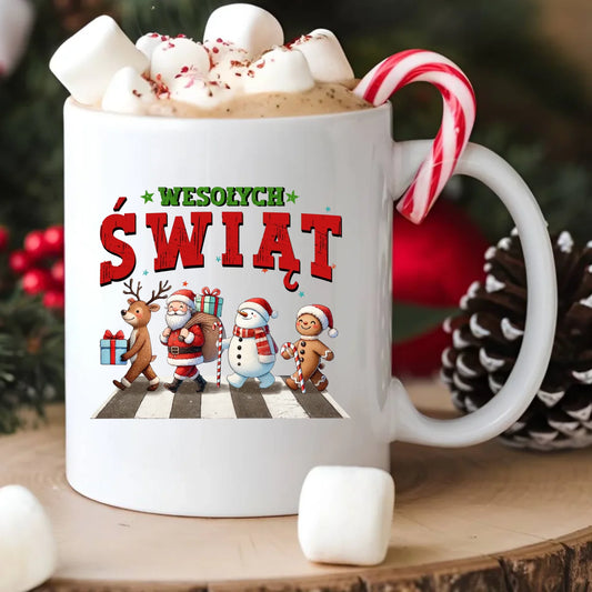 Kubek świąteczny - Wesołych Świąt BN06