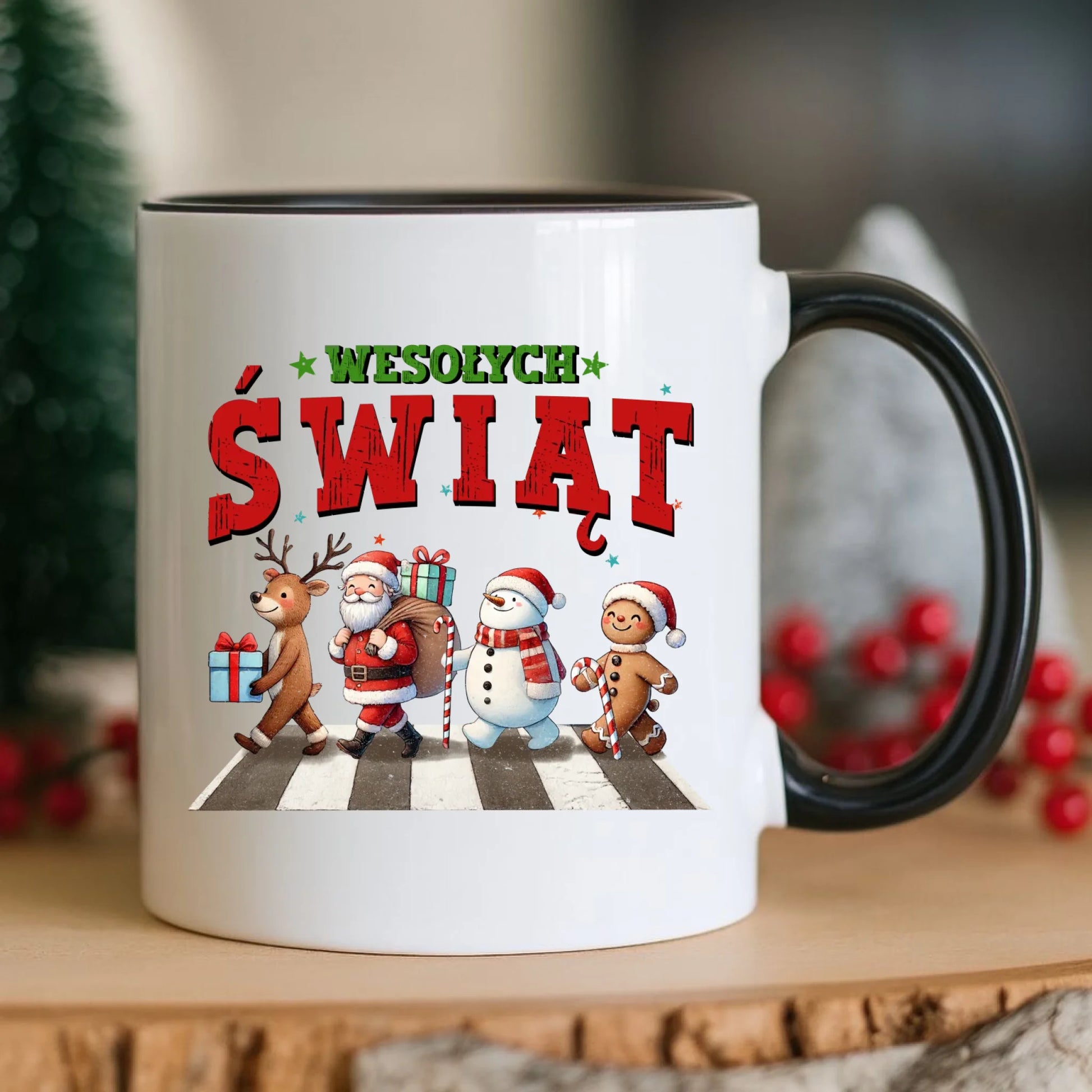 Kubek świąteczny - Wesołych Świąt BN06 - StoryCups.pl