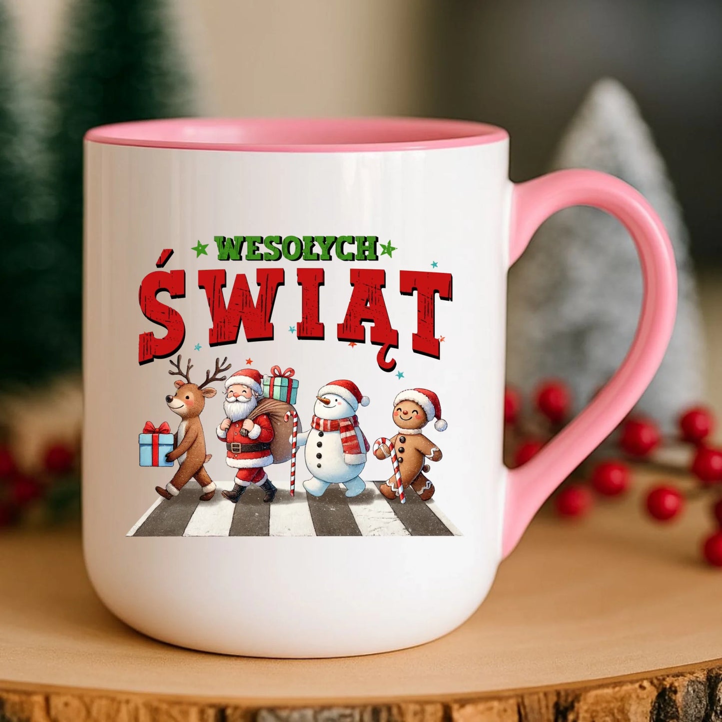 Kubek elegant świąteczny - Wesołych Świąt BN06 - StoryCups.pl