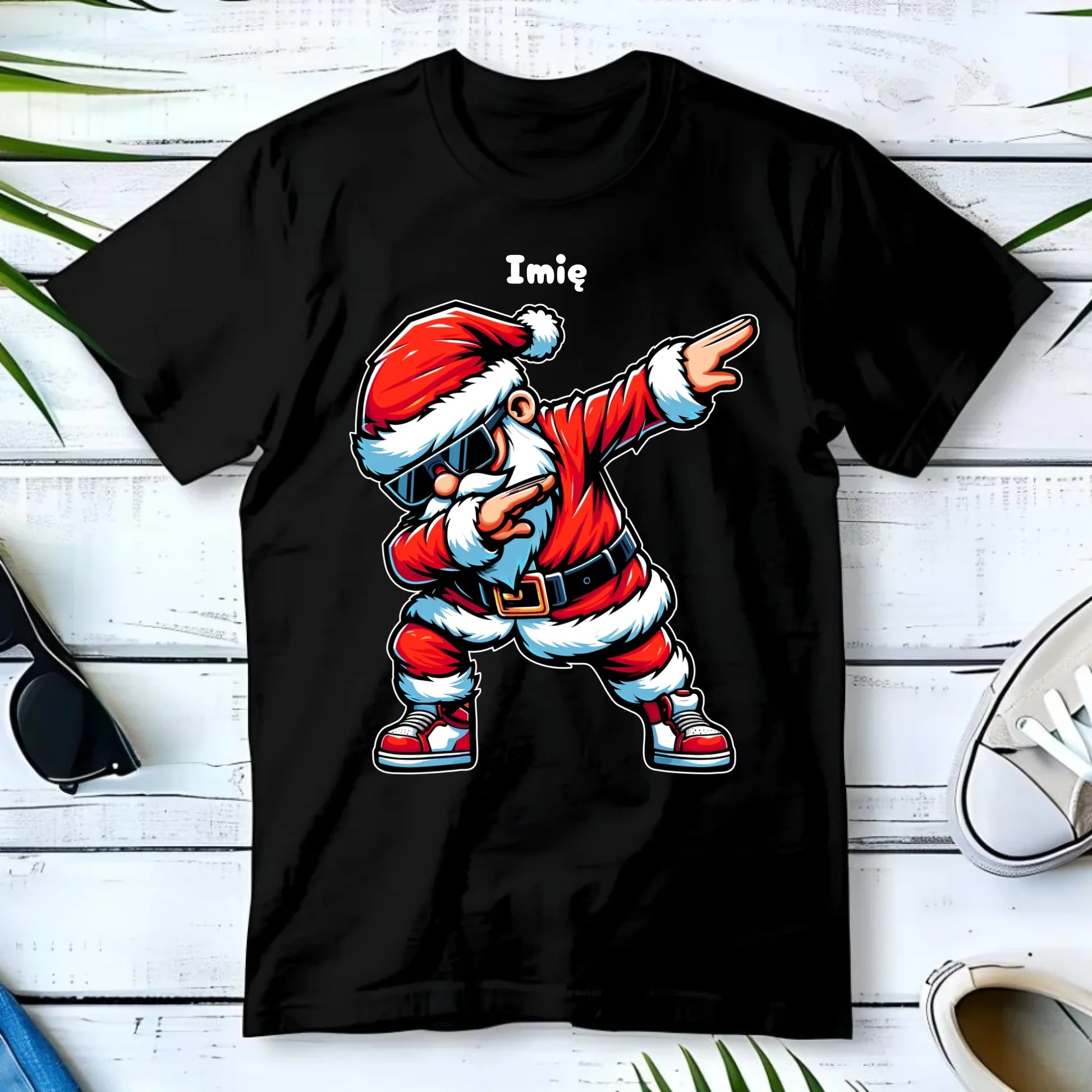 Koszulka męska świąteczna - Mikołaj - na Mikołajki - personalizowana BN136 - StoryCups.pl