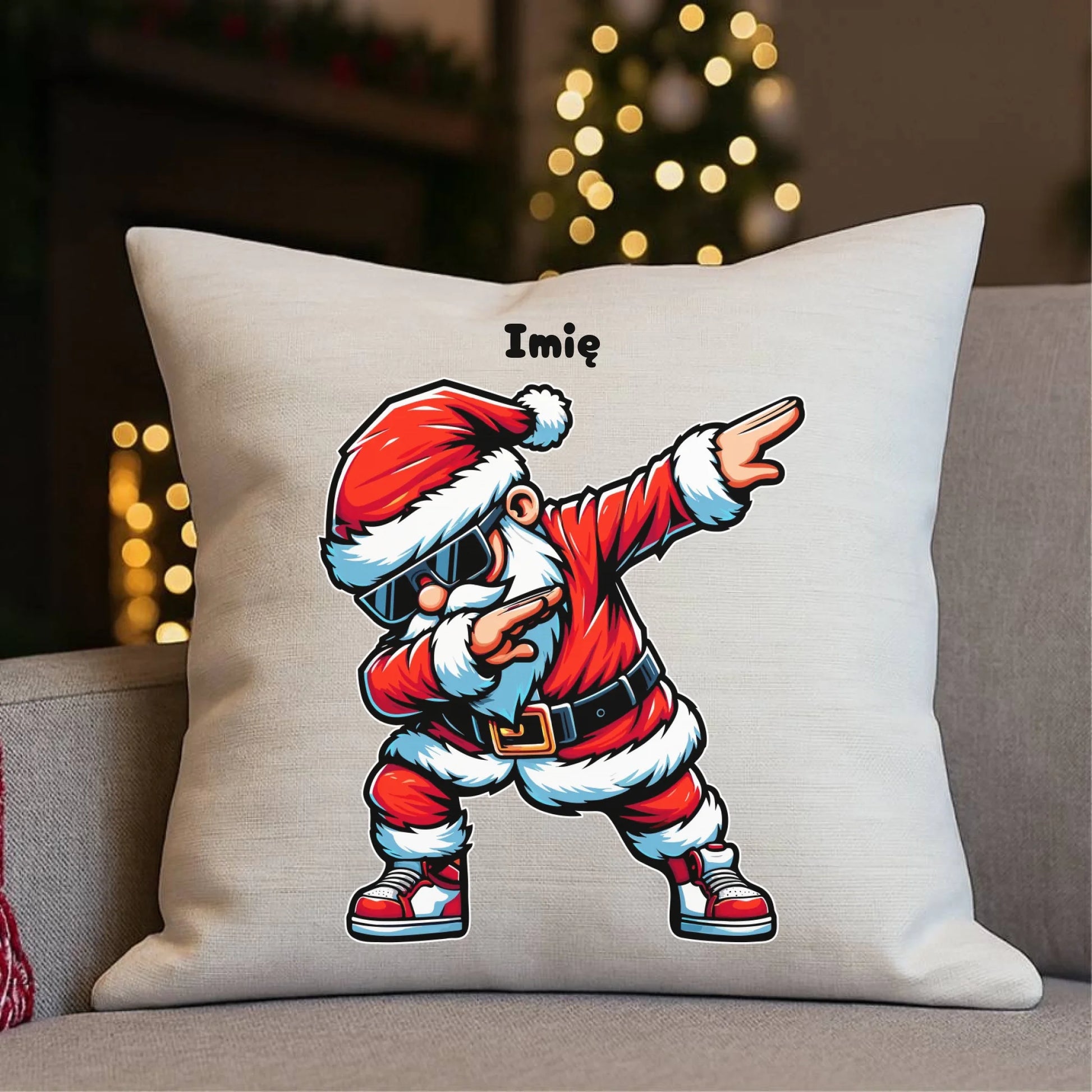 Poduszka świąteczna - Mikołaj - na Mikołajki - personalizowana BN136 - StoryCups.pl