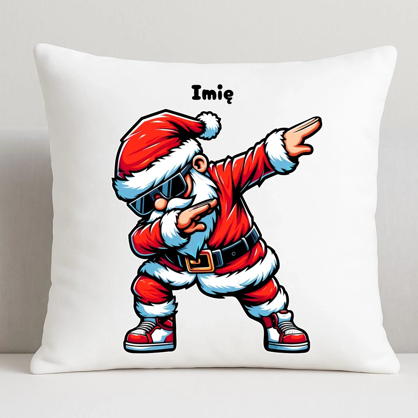 Poduszka świąteczna - Mikołaj - na Mikołajki - personalizowana BN136 - StoryCups.pl