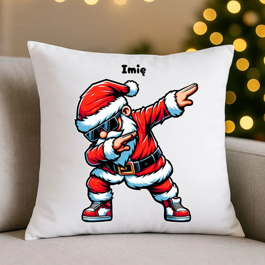 Poduszka świąteczna - Mikołaj - na Mikołajki - personalizowana BN136 - StoryCups.pl