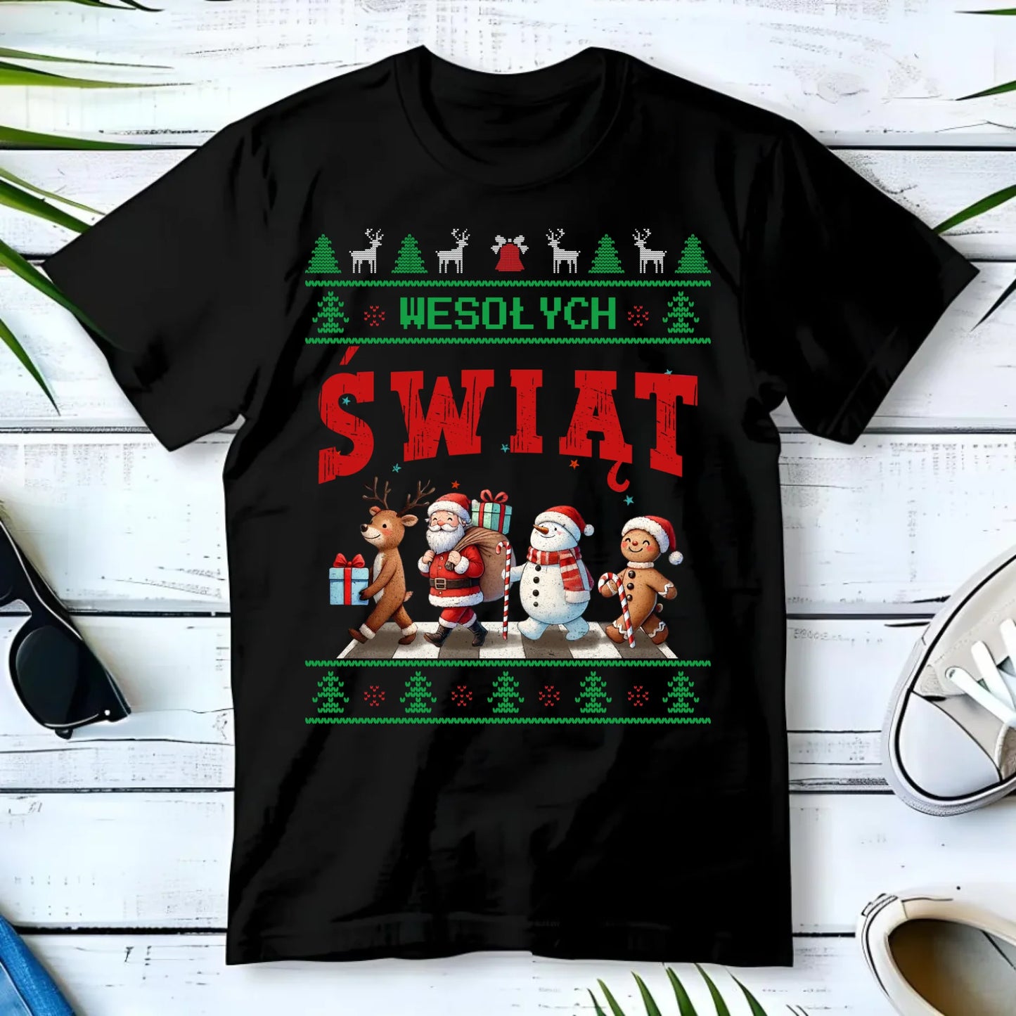 Koszulka męska świąteczna - Wesołych Świąt BN06 - StoryCups.pl