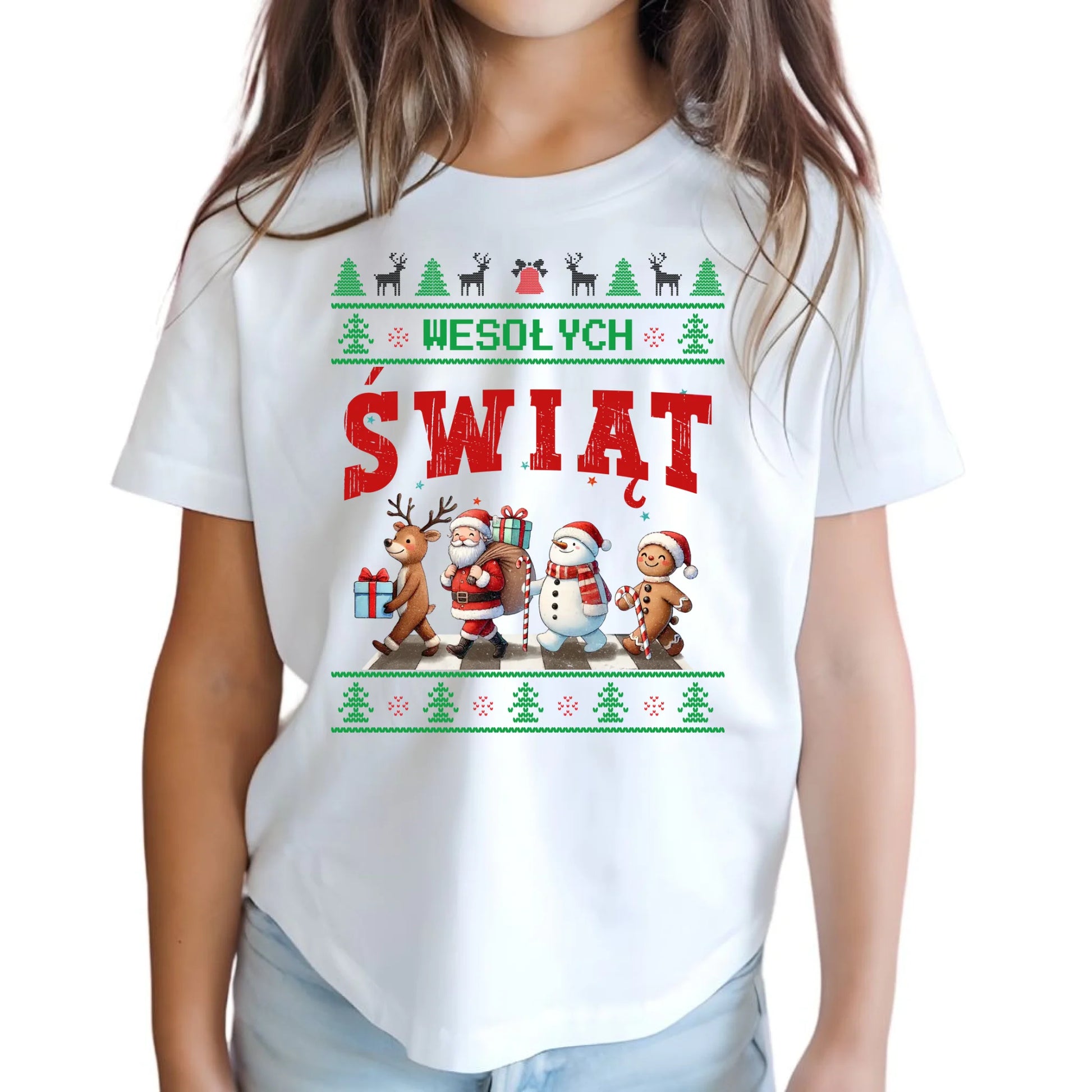 Koszulka dziecięca świąteczna - Wesołych Świąt BN06 - StoryCups.pl