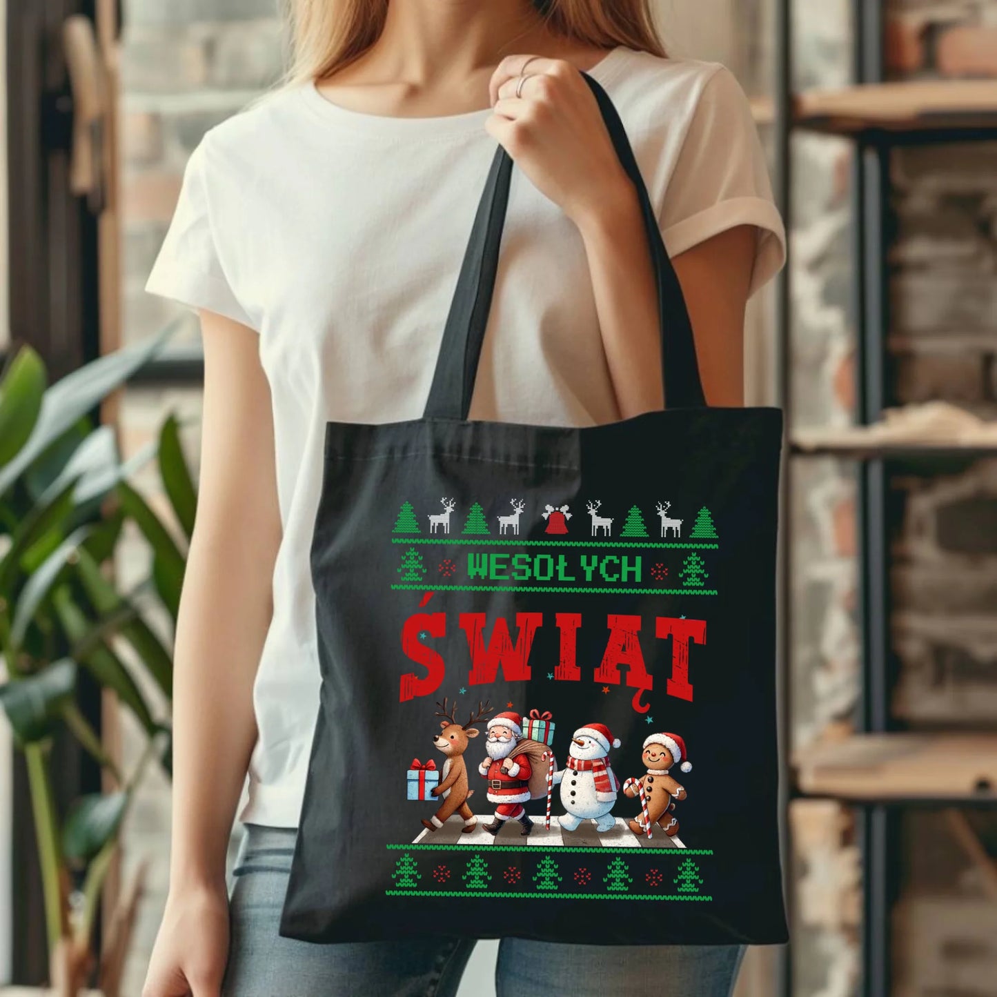 Torba świąteczna - Wesołych Świąt BN06 - StoryCups.pl