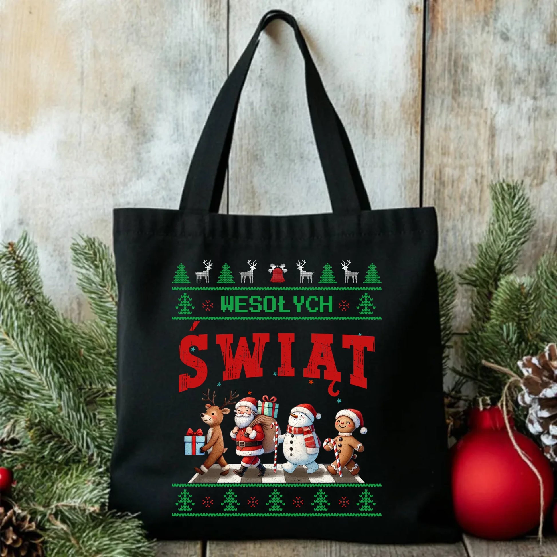 Torba świąteczna - Wesołych Świąt BN06 - StoryCups.pl