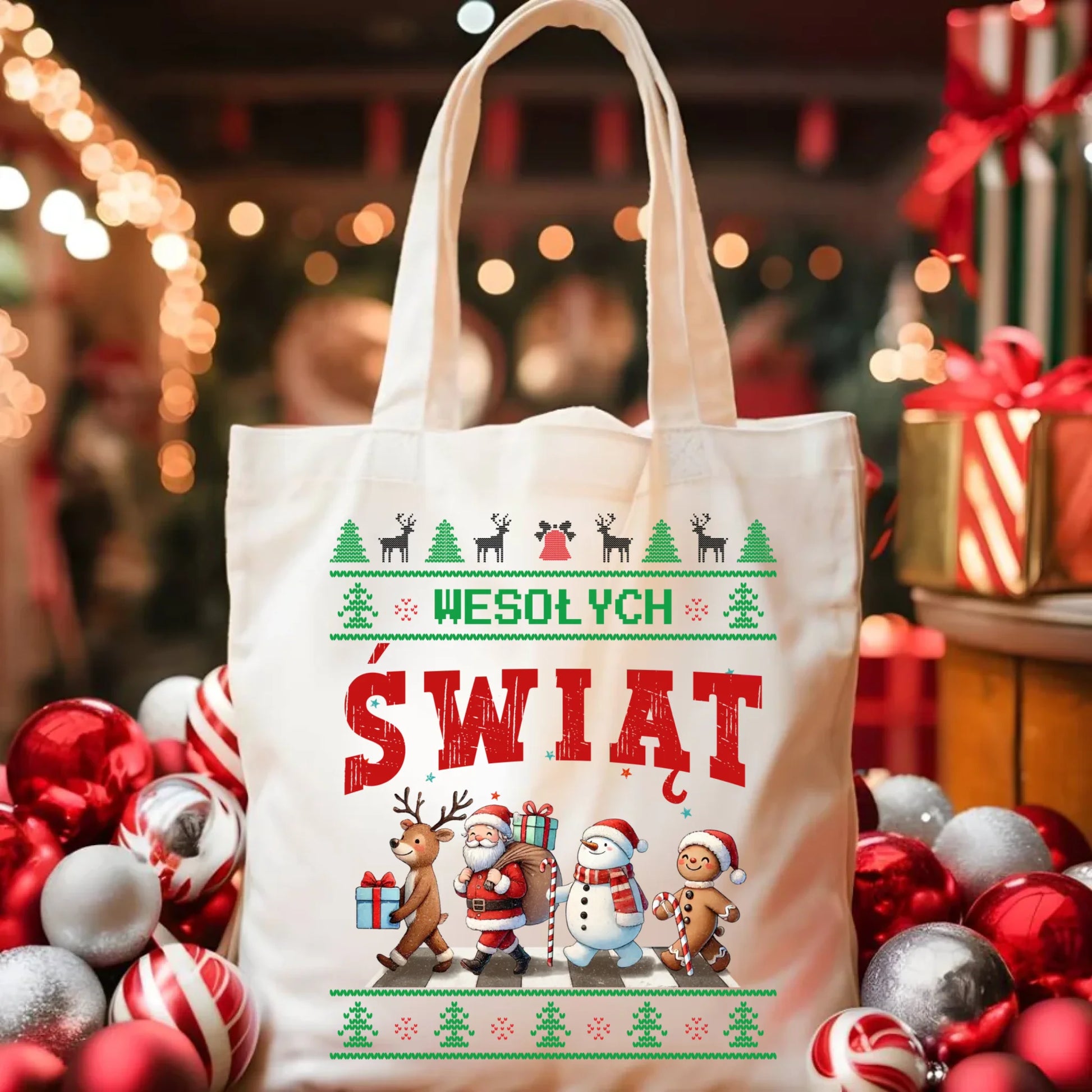Torba świąteczna - Wesołych Świąt BN06 - StoryCups.pl