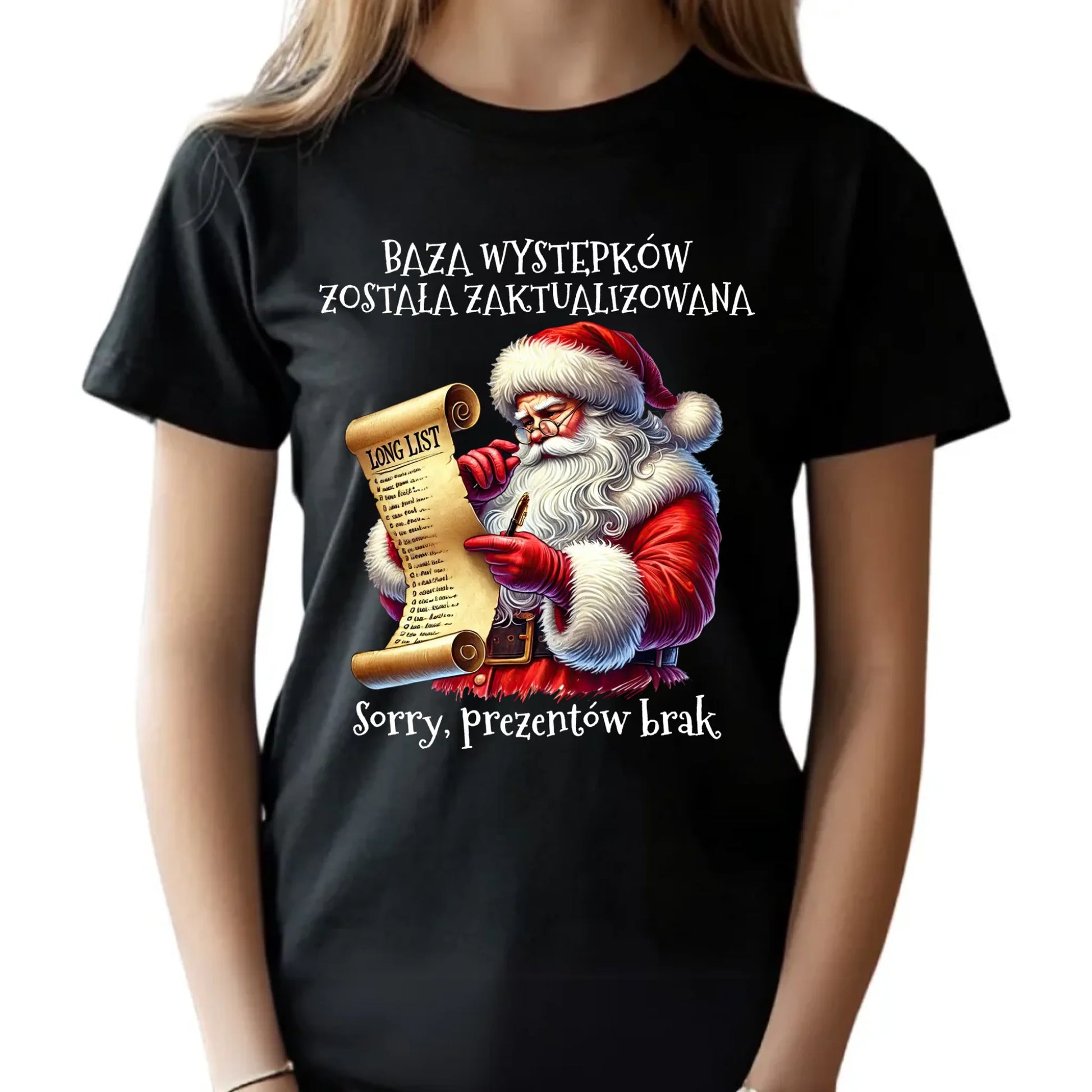 Koszulka dziecięca świąteczna z Mikołajem - Prezentów brak BN07 - StoryCups.pl