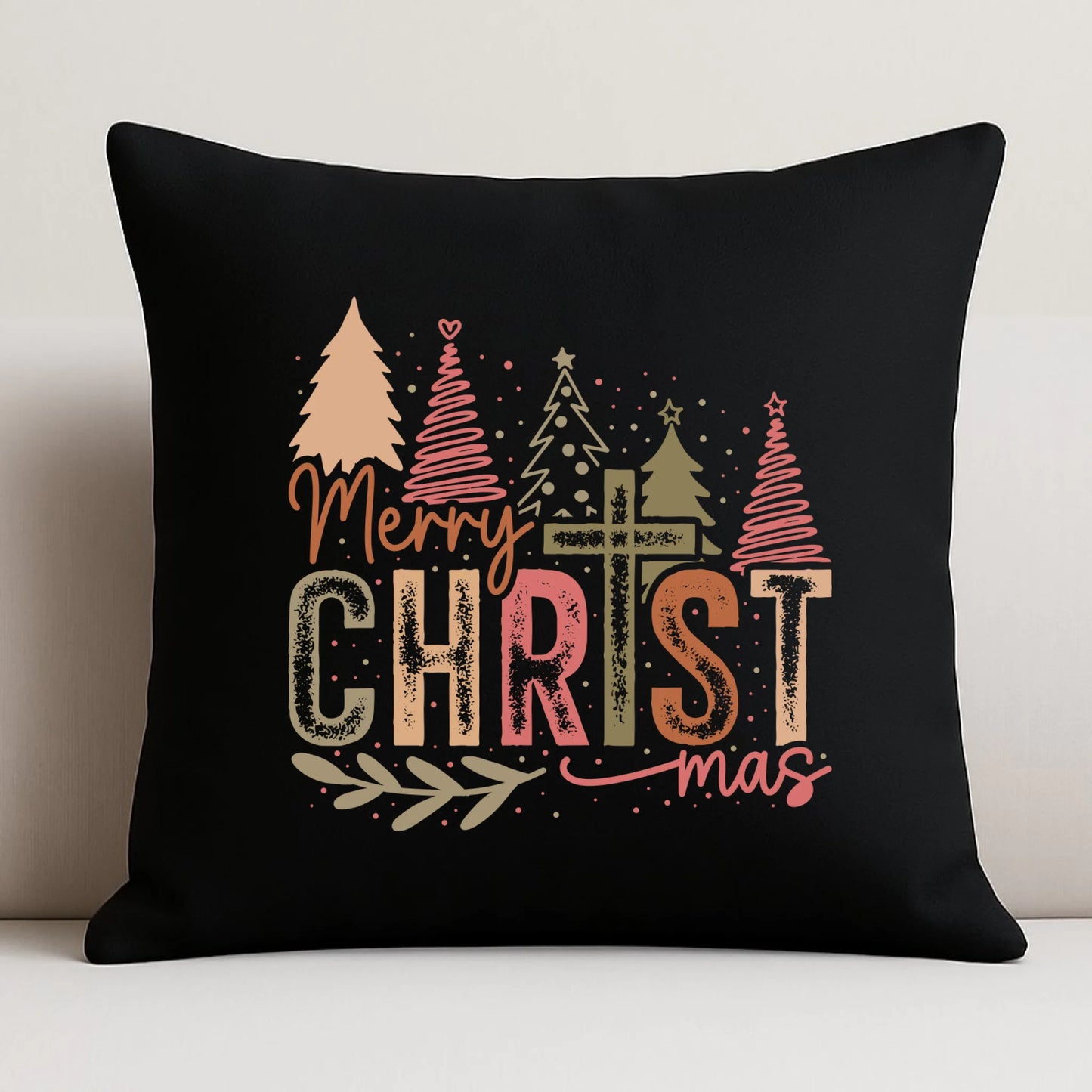 Poduszka dekoracyjna świąteczna - Merry Christmas BN01 - StoryCups.pl